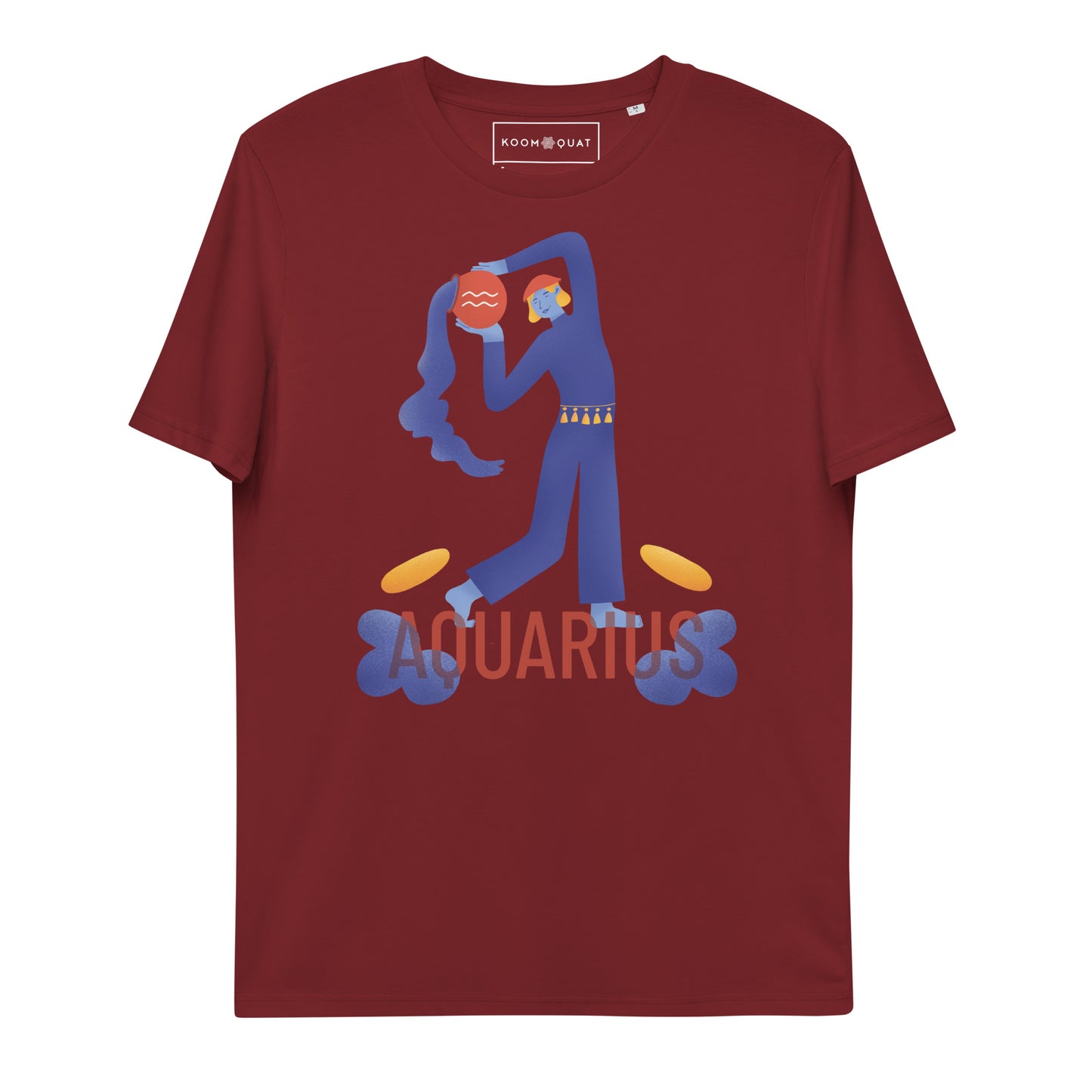 Aquarius Unisex Organic Cotton T-Shirt - Raw Edition