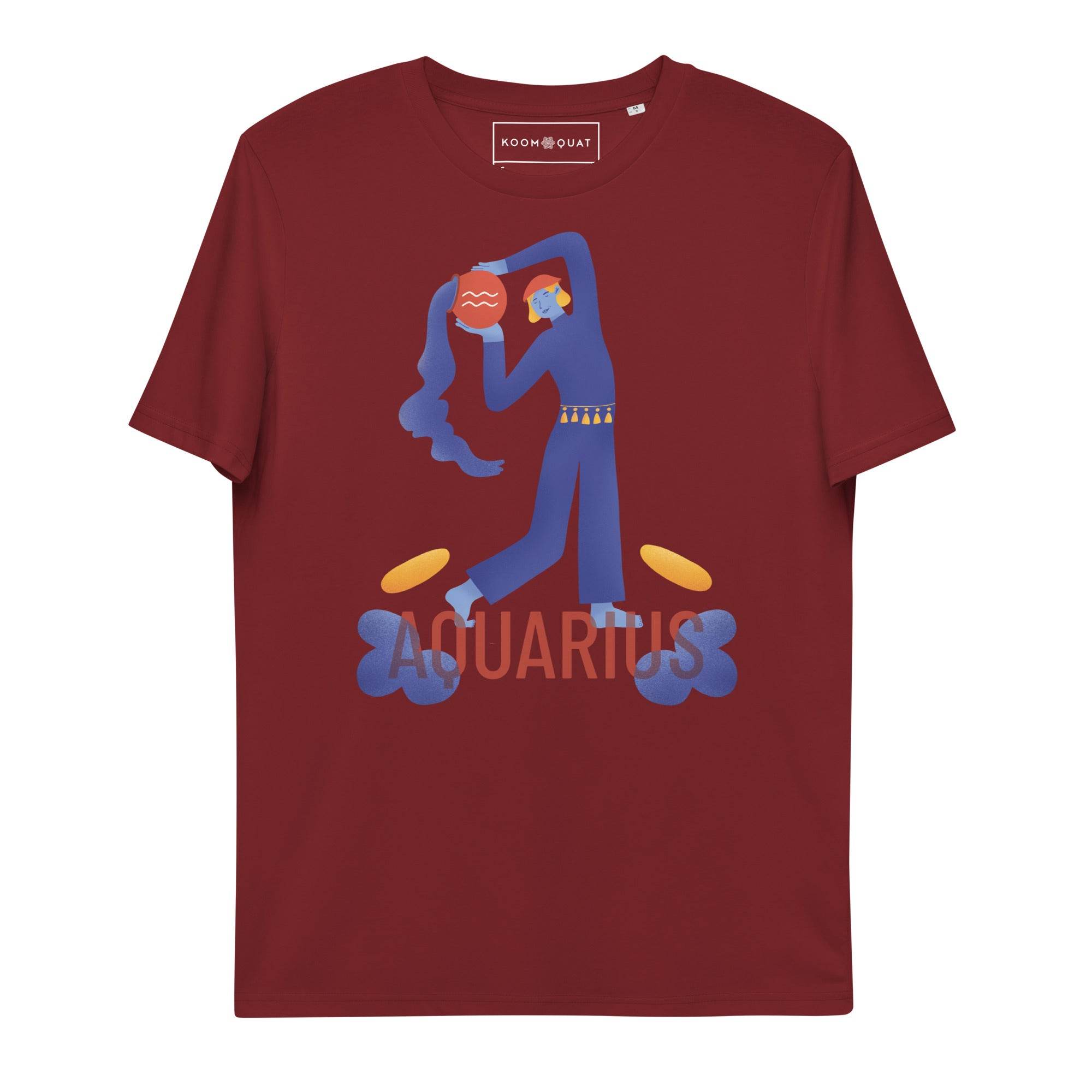 Aquarius Unisex Organic Cotton T-Shirt - Raw Edition - 