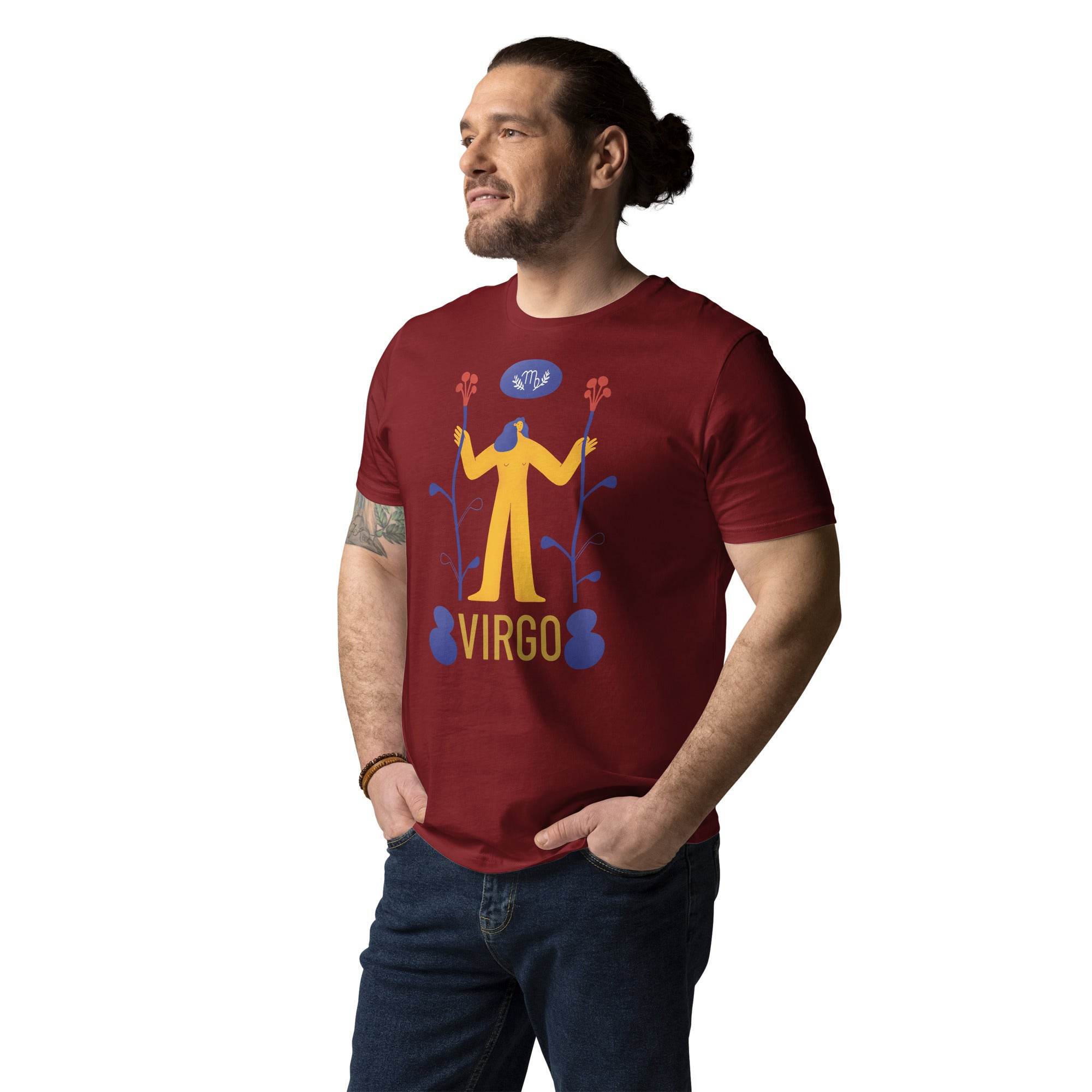 Virgo Unisex Organic Cotton T-Shirt - Raw Edition - 