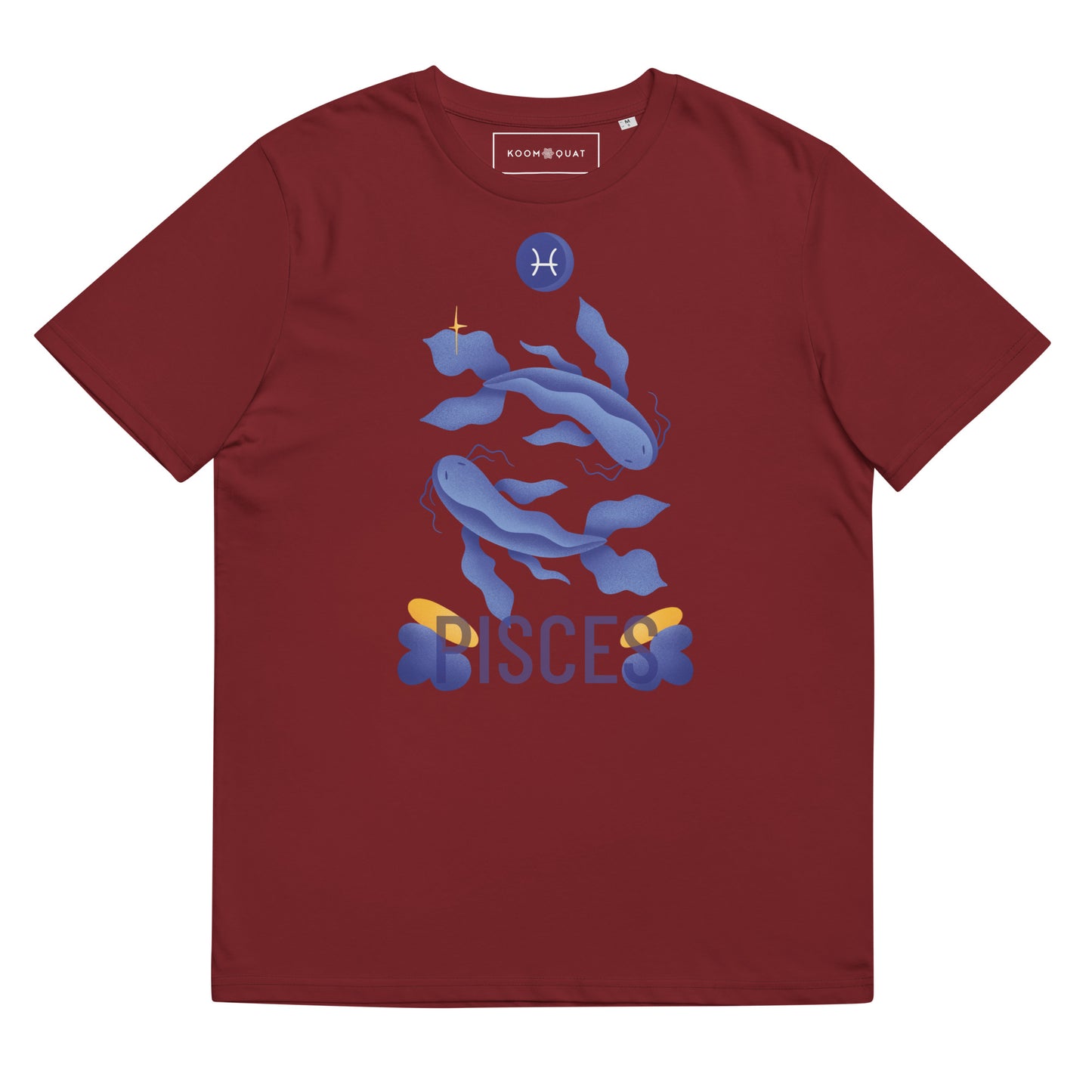 Pisces Unisex Organic Cotton T-Shirt - Raw Edition