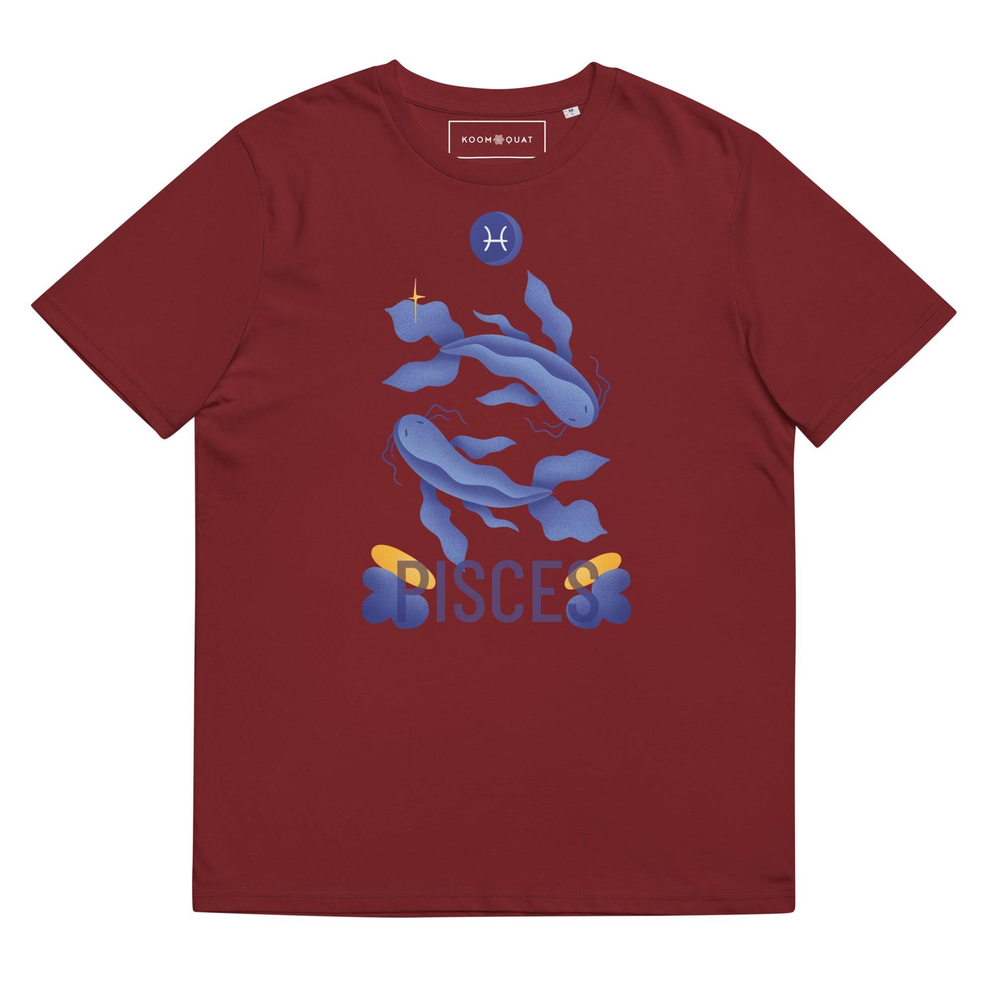Pisces Unisex Organic Cotton T-Shirt - Raw Edition - 