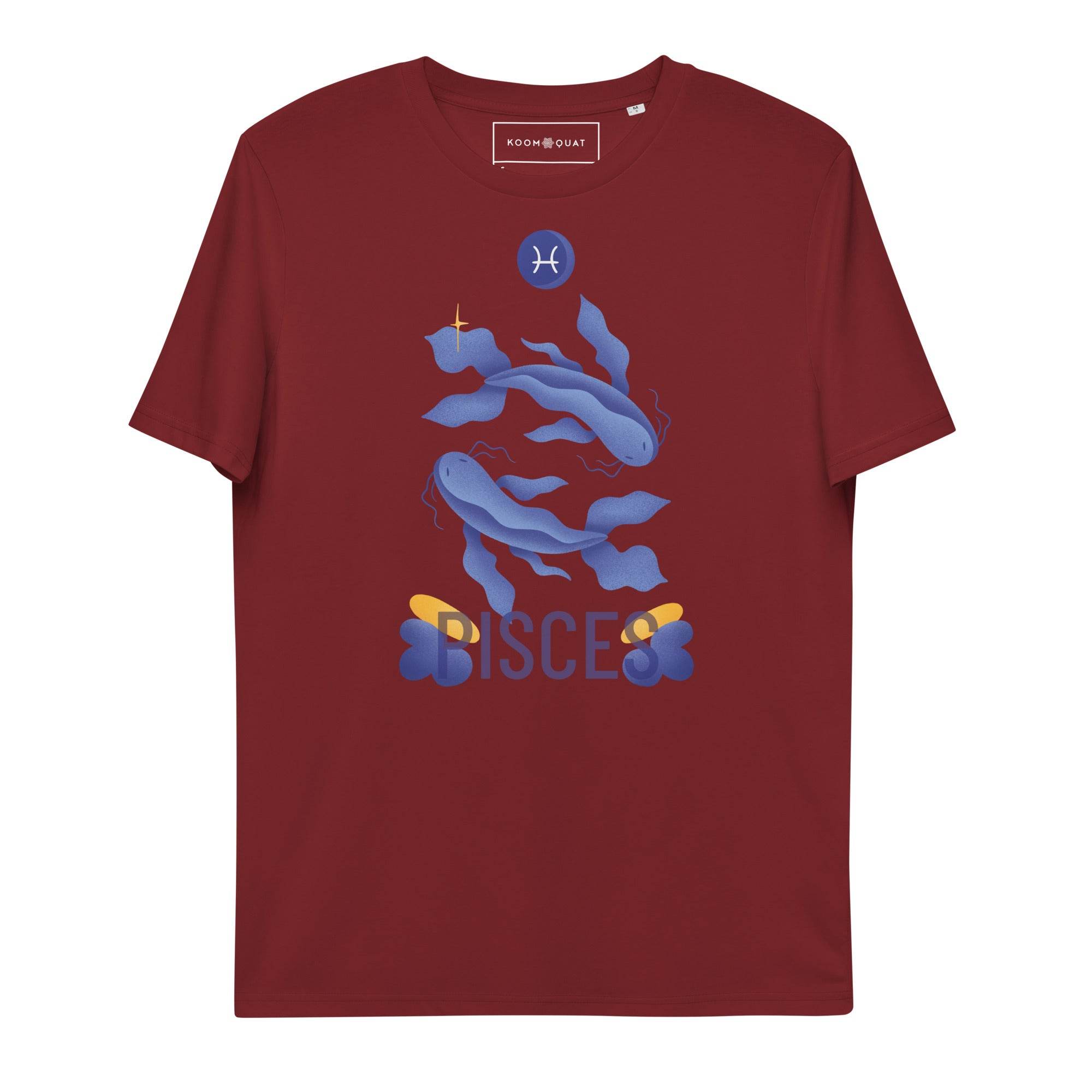 Pisces Unisex Organic Cotton T-Shirt - Raw Edition - 