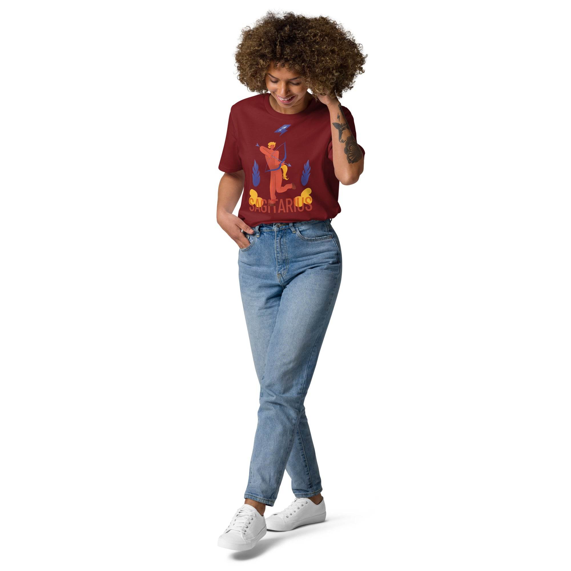 Sagittarius Unisex Organic Cotton T-Shirt - Raw Edition - 