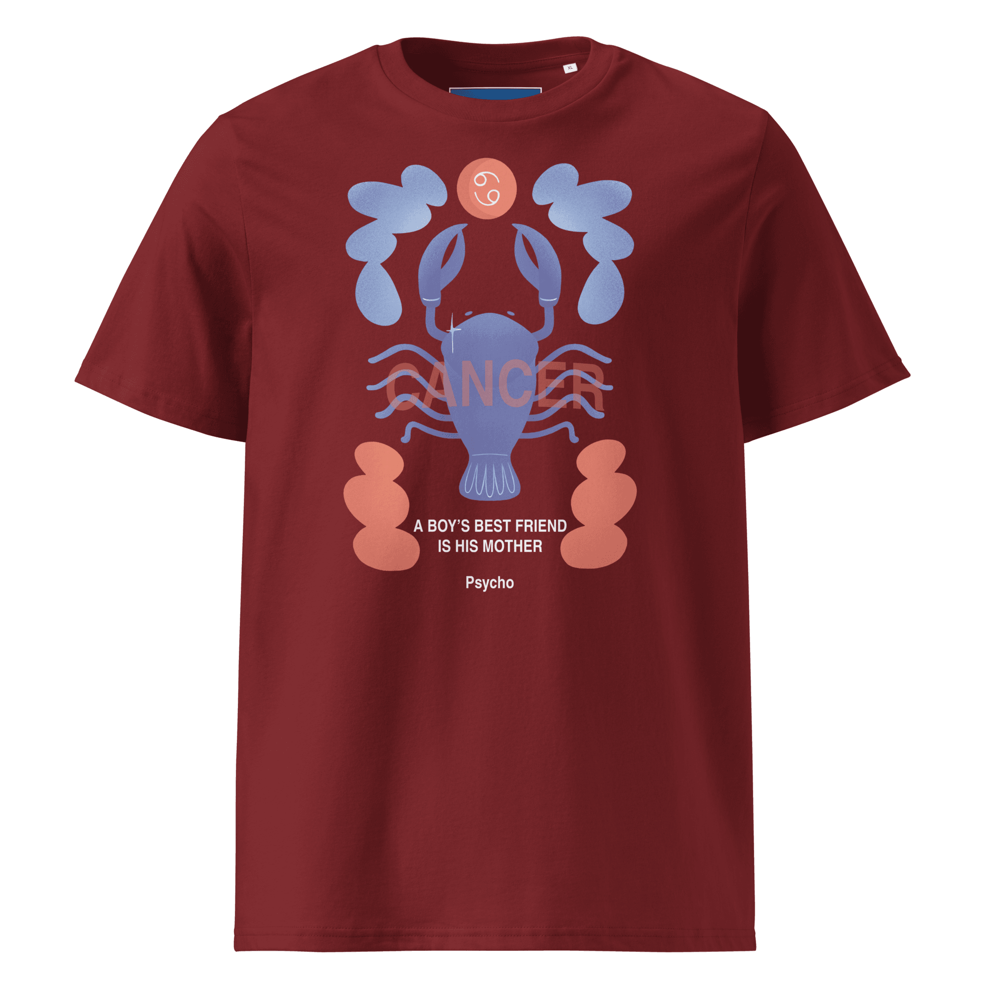 Cancer Unisex Organic Cotton T-Shirt - Psycho Edition - 
