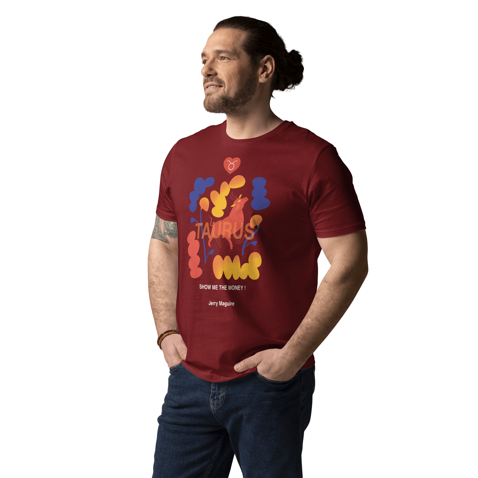 Taurus Unisex organic cotton t-shirt Jerry Maguire Edition - 
