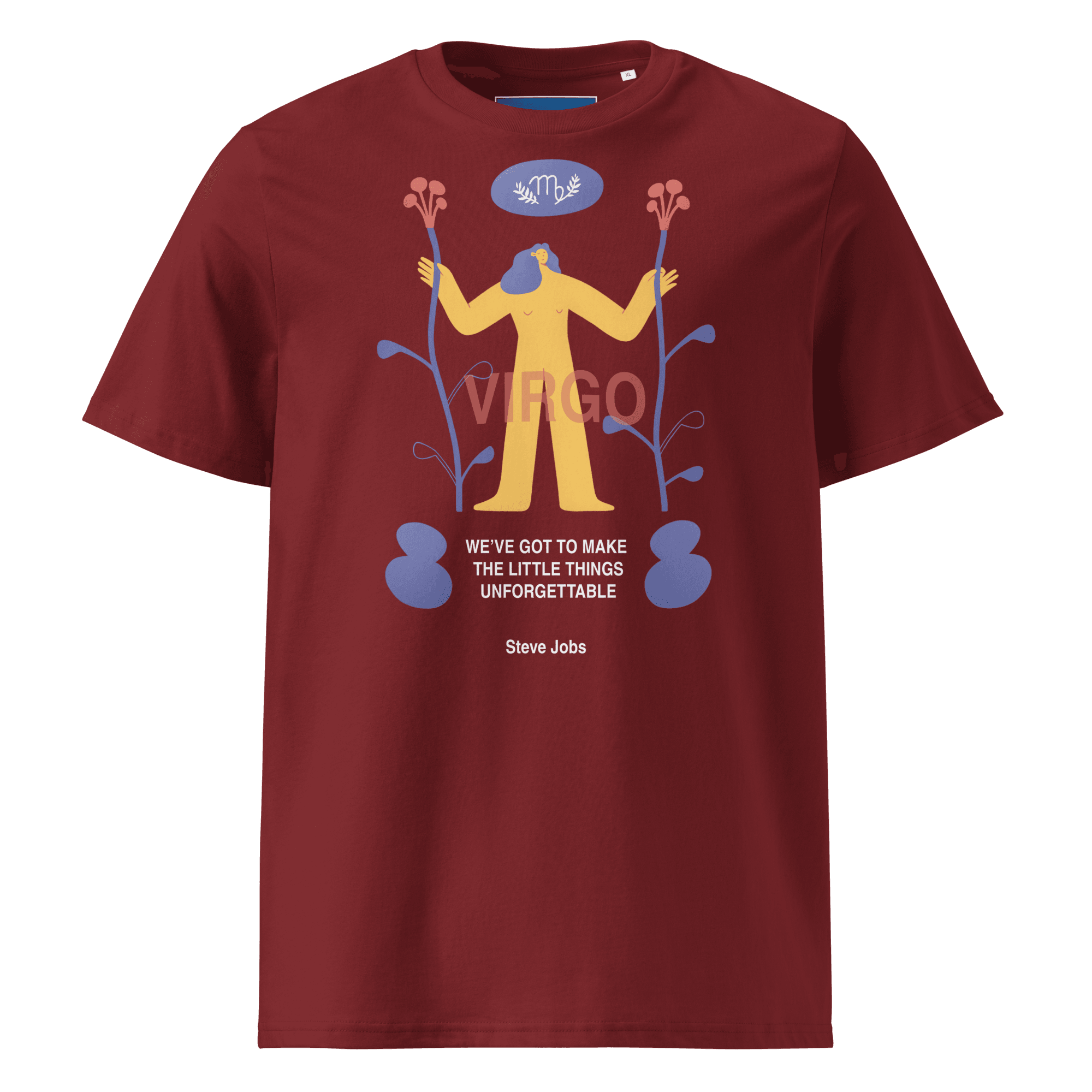 VIRGO Unisex organic cotton t-shirt Steve Jobs Edition - 