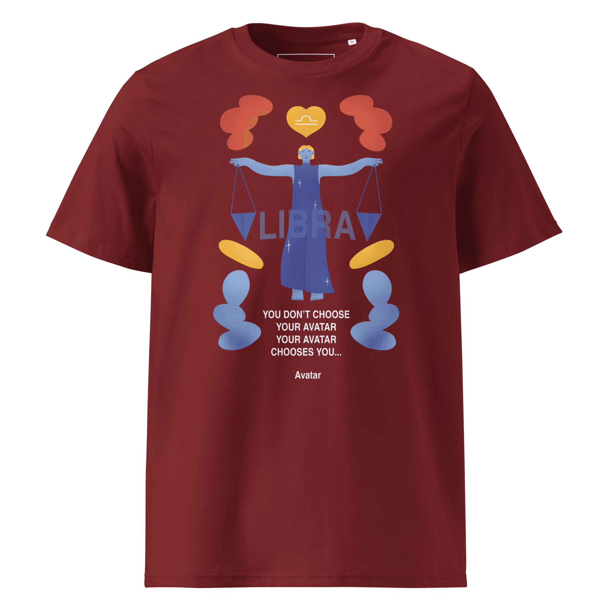 Libra Unisex Organic Cotton T-Shirt - Avatar Edition - 