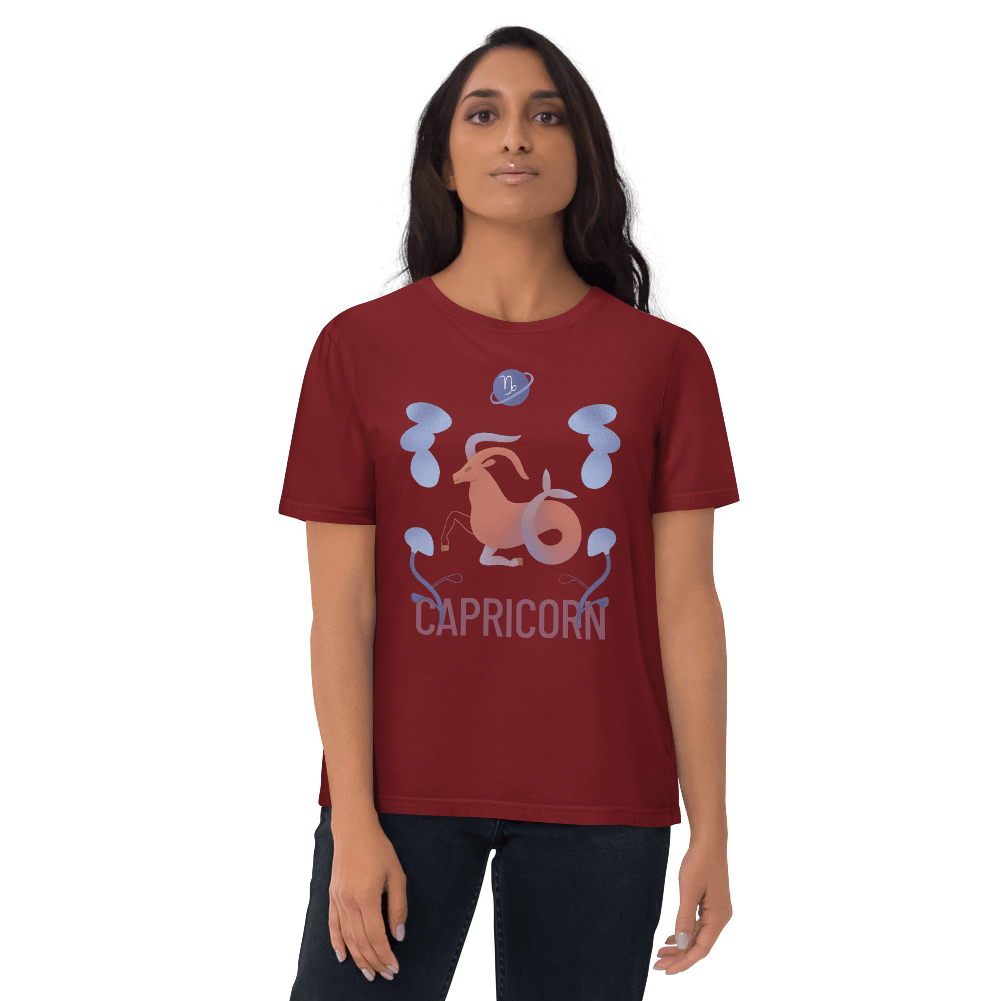 Capricorn Unisex Organic Cotton T-Shirt - Raw Edition - 