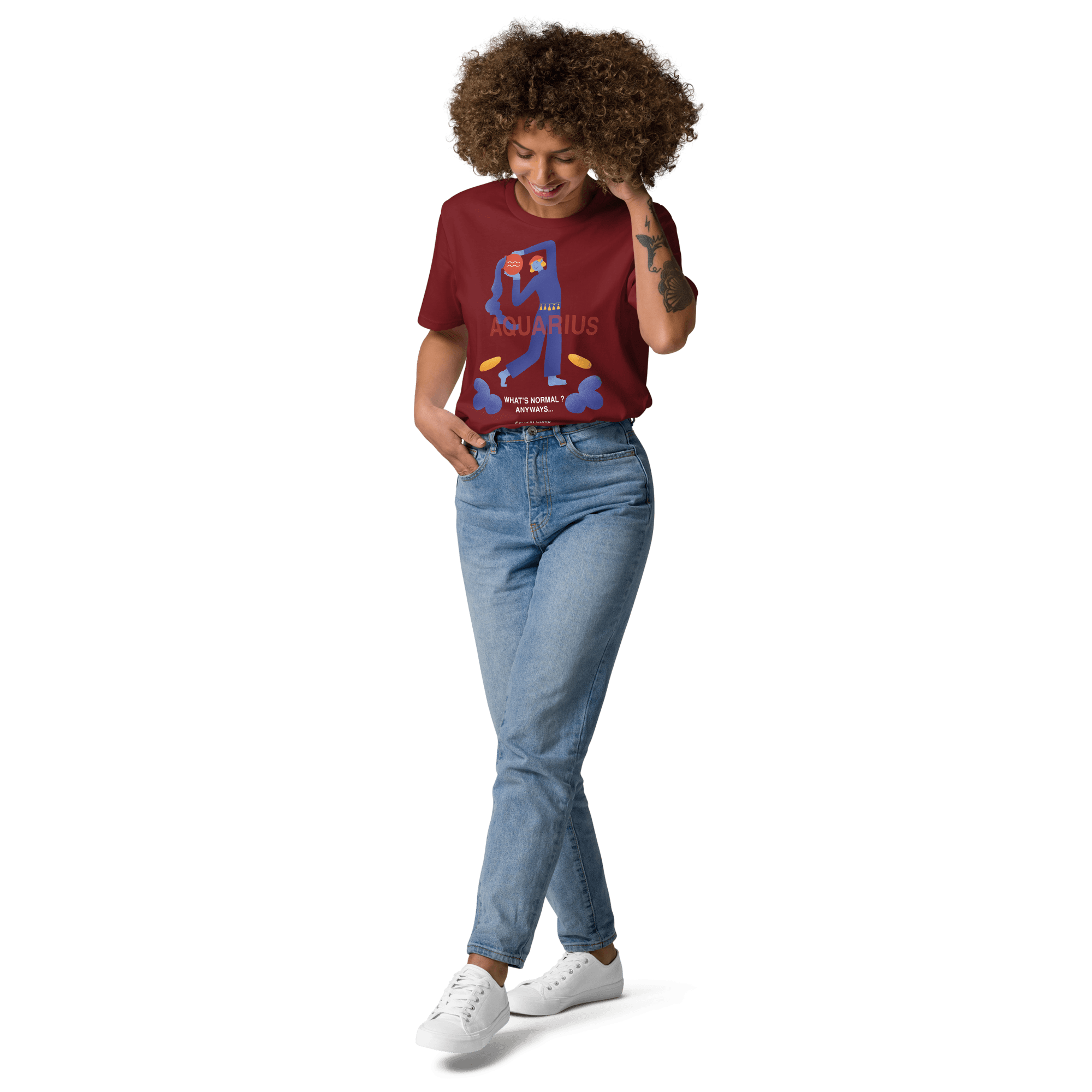 Aquarius Unisex Organic Cotton T-Shirt - Forrest Gump Edition - 