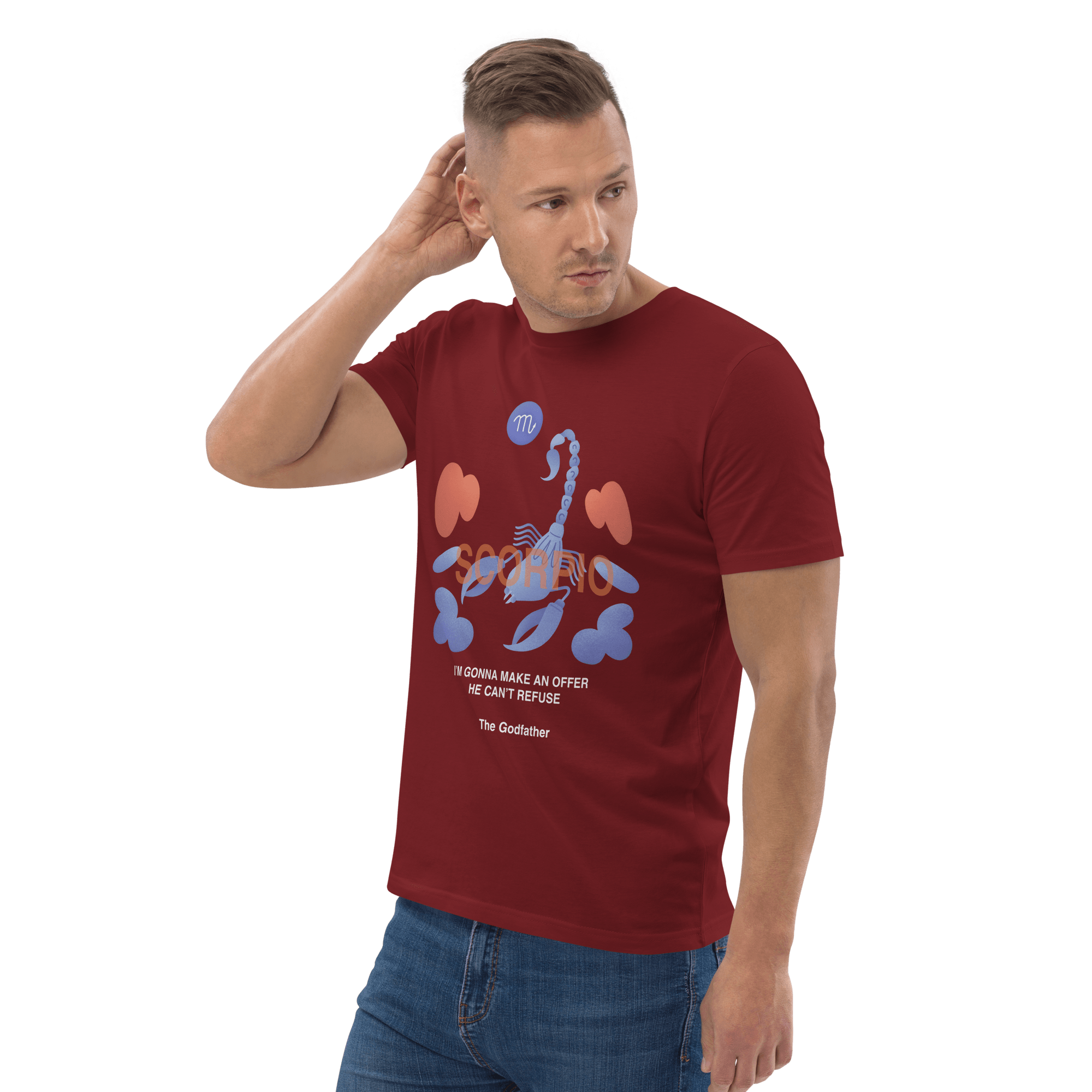 SCORPIO Unisex organic cotton t-shirt Godfather B - 