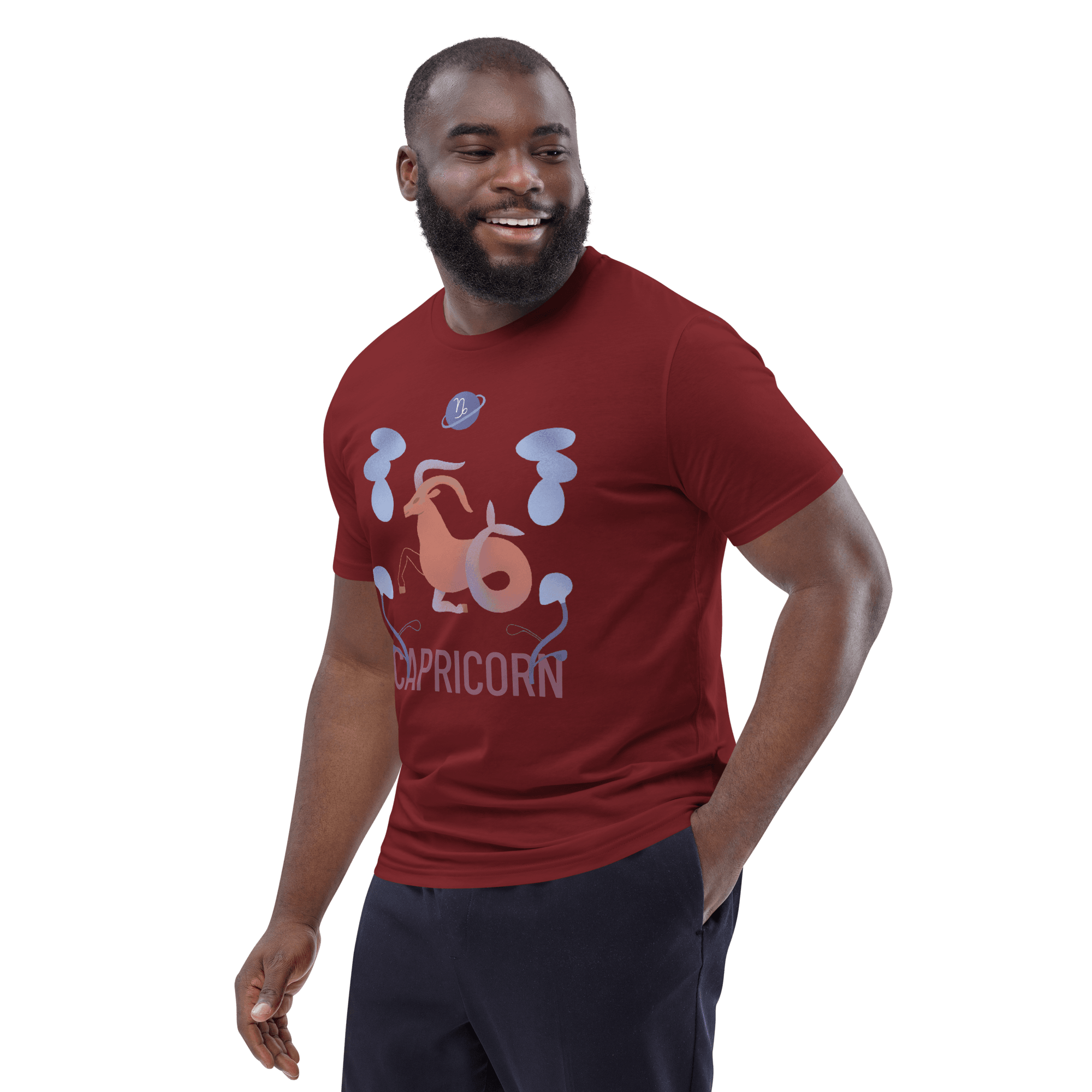 Capricorn Unisex Organic Cotton T-Shirt - Raw Edition - 