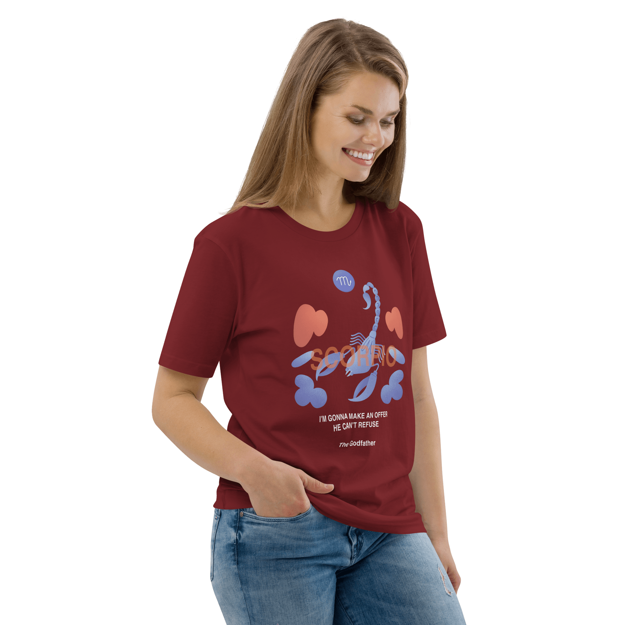 SCORPIO Unisex organic cotton t-shirt Godfather B - 