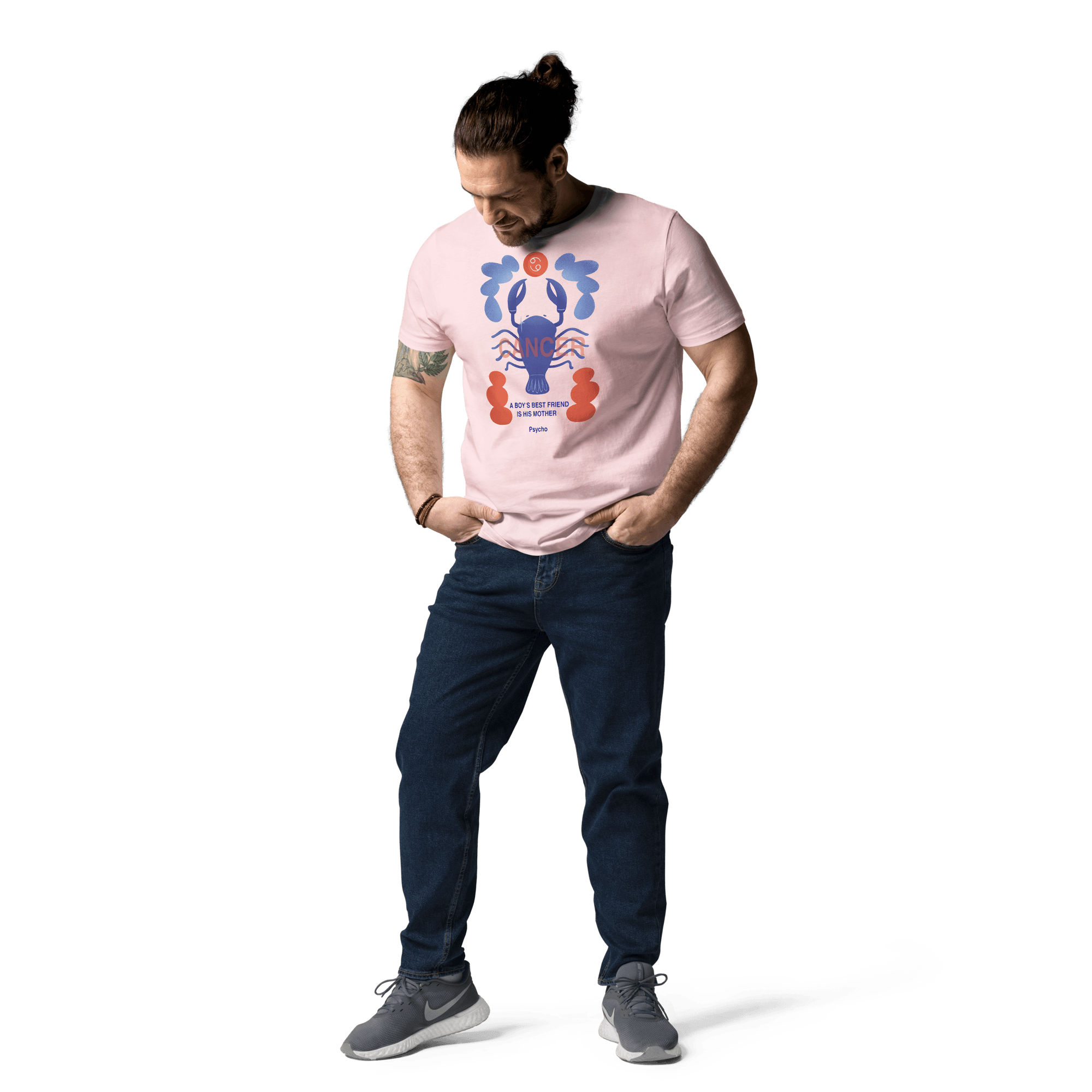 Cancer Unisex Organic Cotton T-Shirt - Psycho Edition - 
