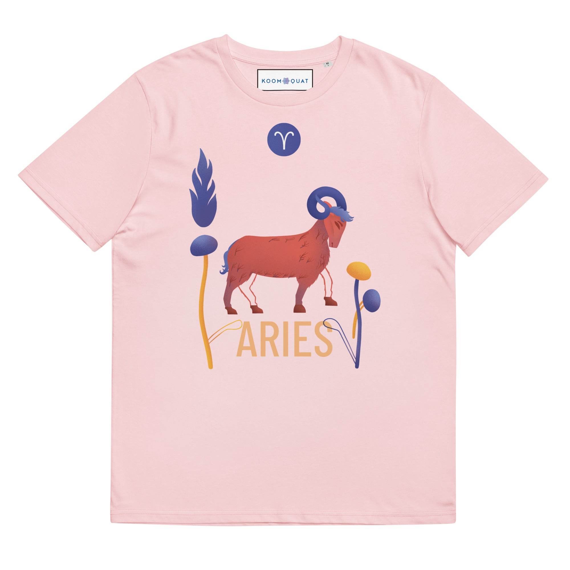 Aries Unisex Organic Cotton T-Shirt Raw - 