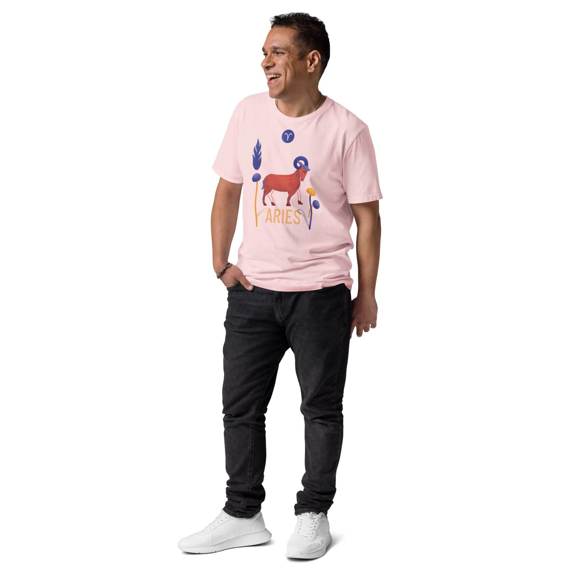 Aries Unisex Organic Cotton T-Shirt Raw - 