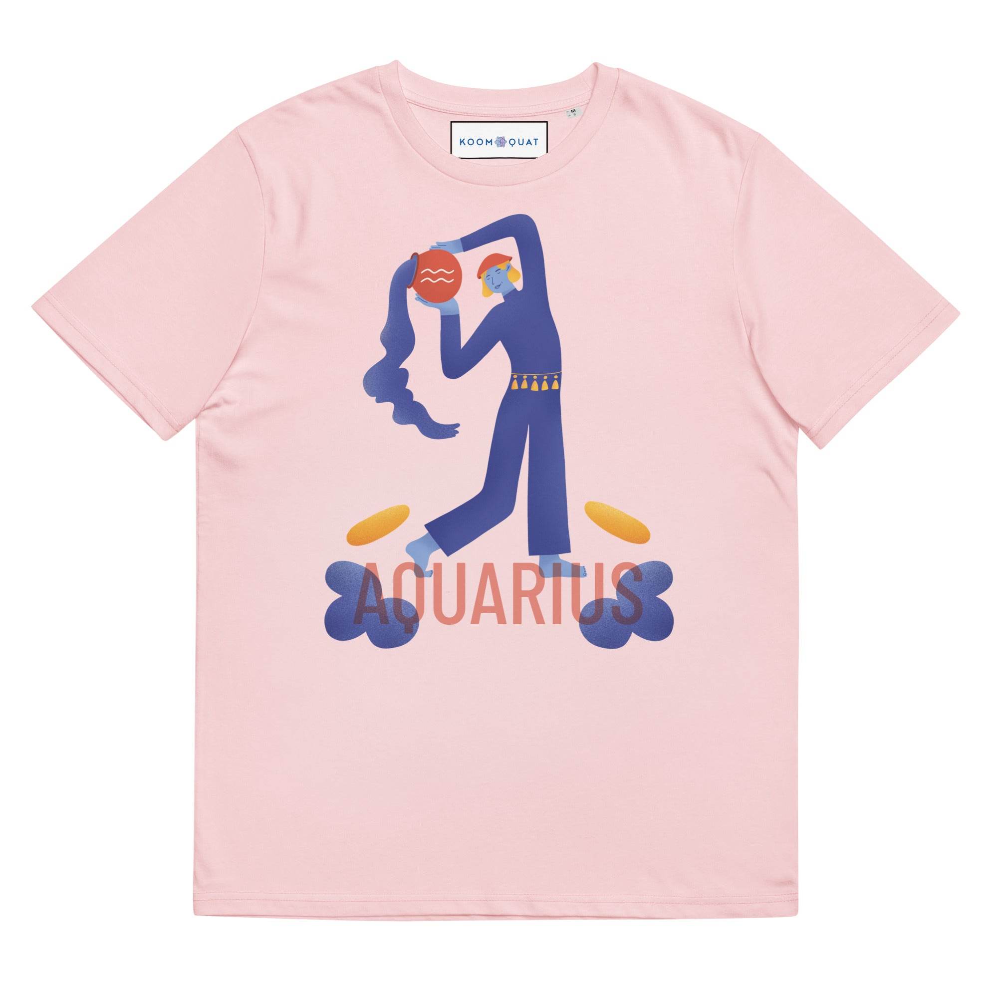 Aquarius Unisex Organic Cotton T-Shirt - Raw Edition - 