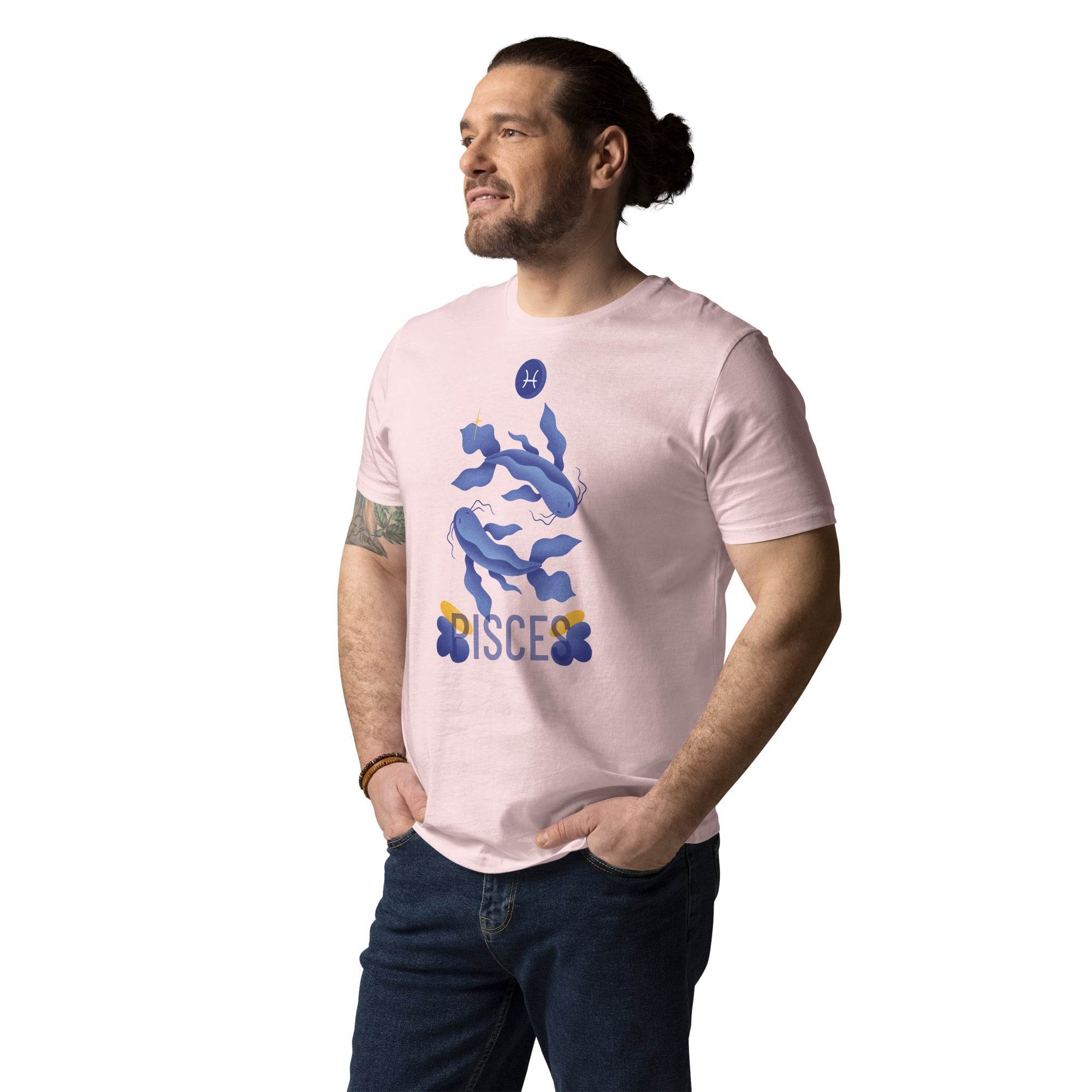 Pisces Unisex Organic Cotton T-Shirt - Raw Edition - 