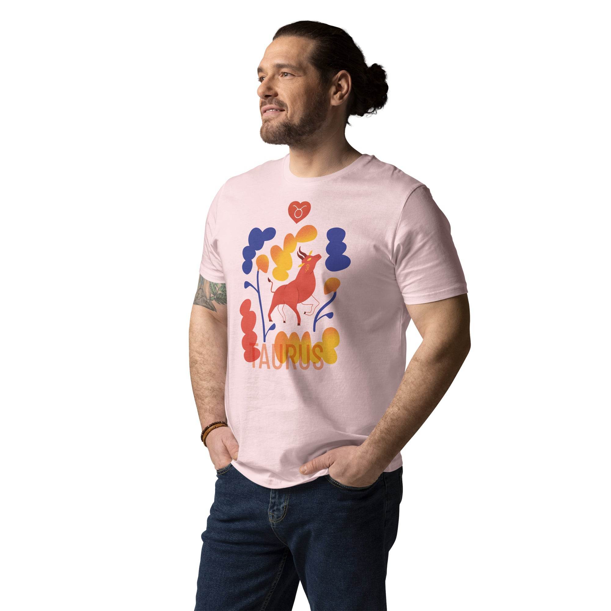 TAURUS Unisex Organic Cotton T-Shirt Raw - 