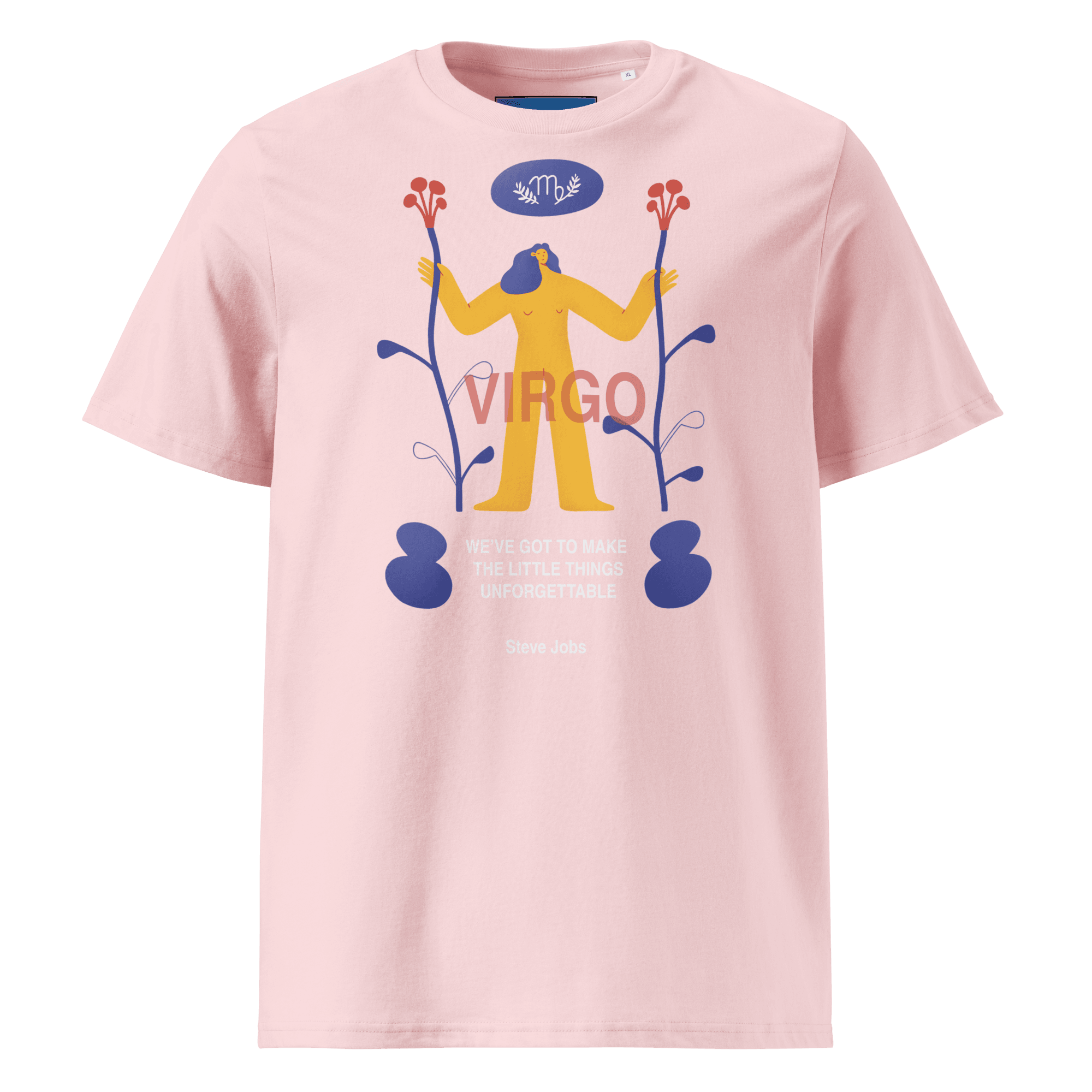 VIRGO Unisex organic cotton t-shirt Steve Jobs Edition - 