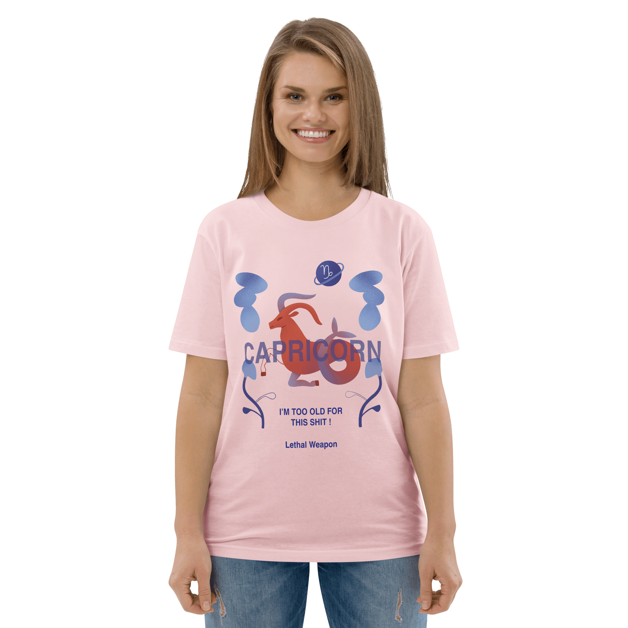 Capricorn Unisex Organic Cotton T-Shirt - Lethal Weapon Edition - 