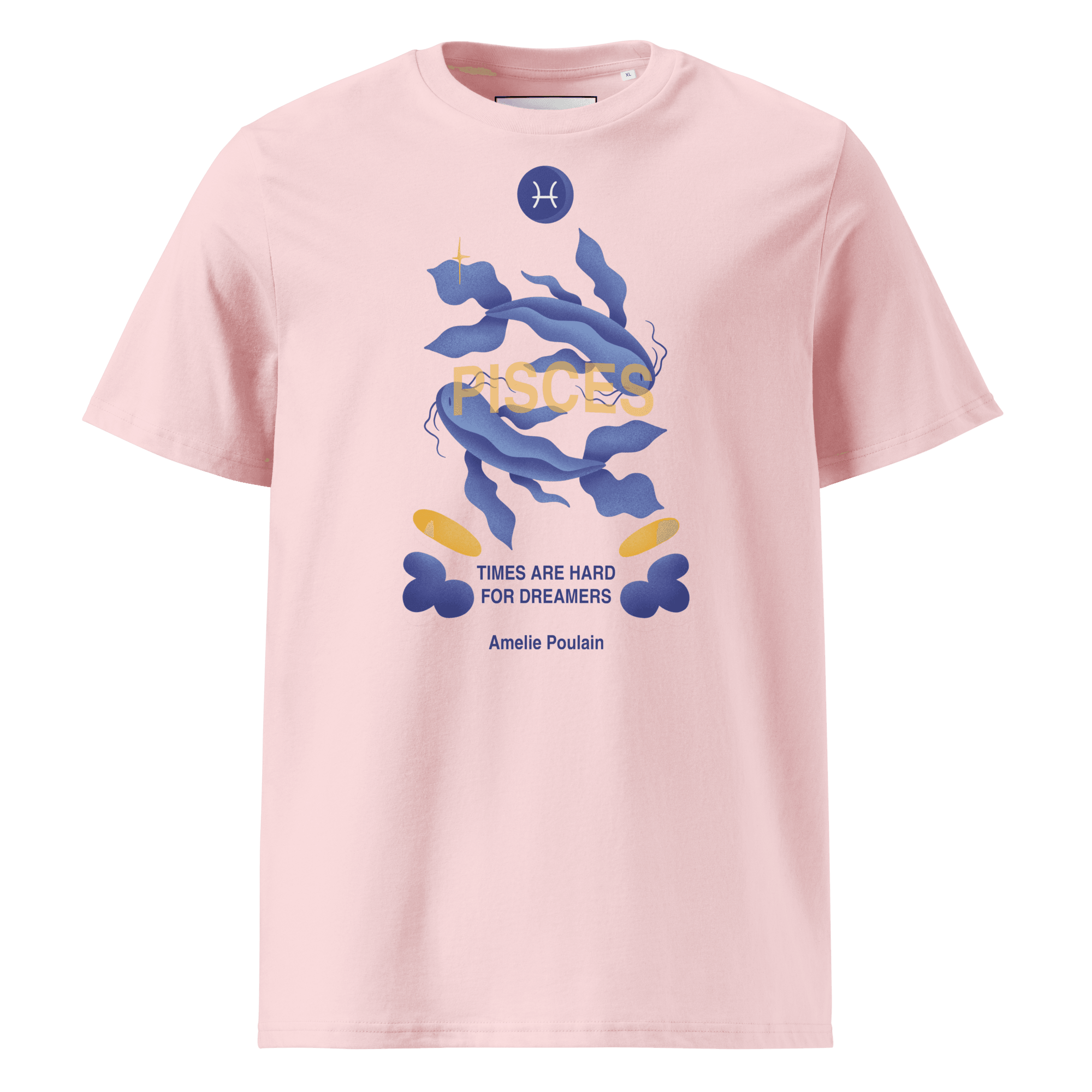 Pisces Unisex Organic Cotton T-Shirt - Amelie Poulain Edition - 