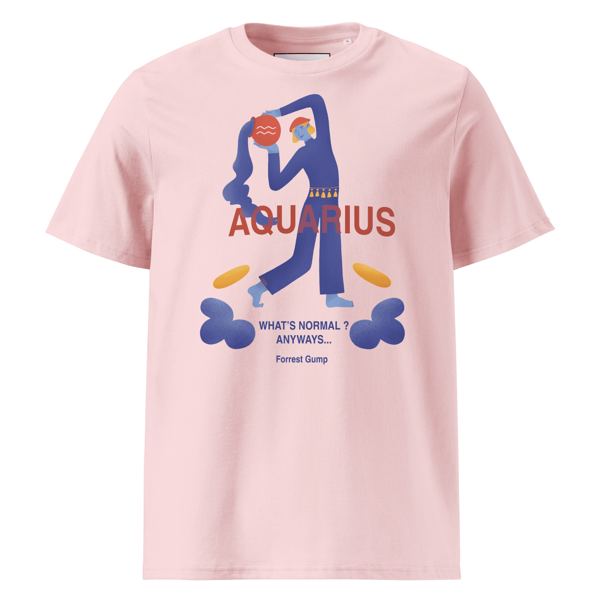 Aquarius Unisex Organic Cotton T-Shirt - Forrest Gump Edition - 