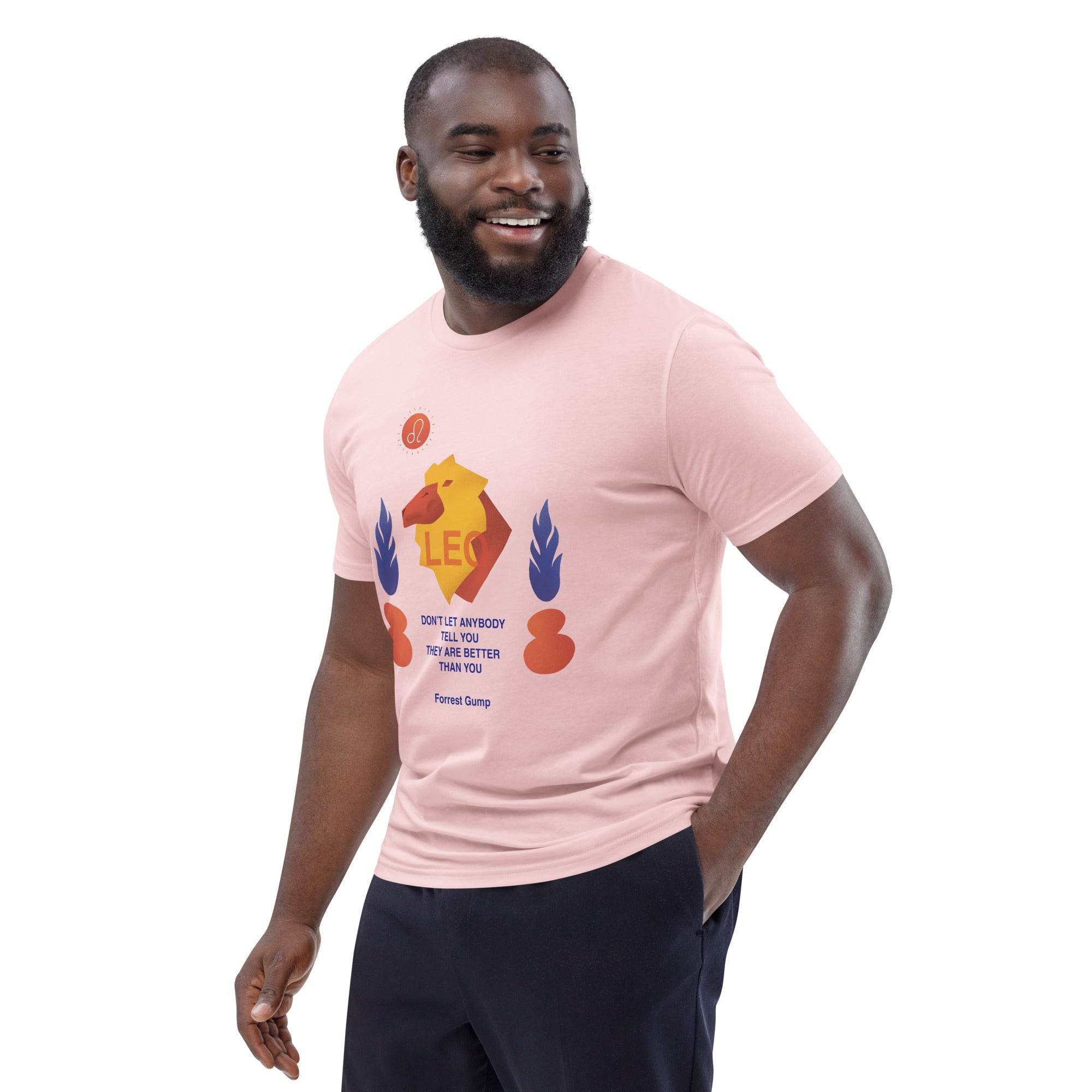 Leo Unisex Organic Cotton T-Shirt - Forrest Gump Edition - 