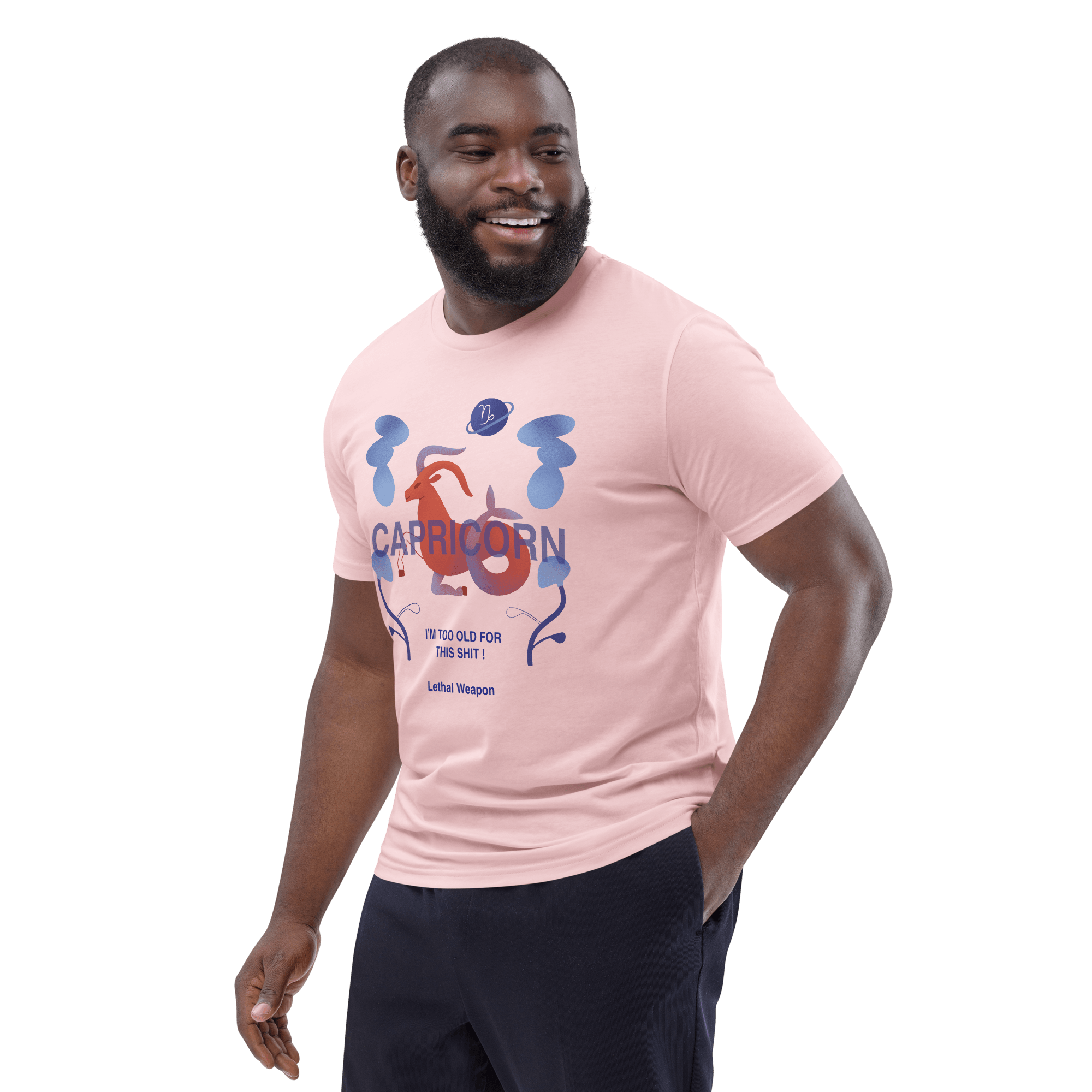 Capricorn Unisex Organic Cotton T-Shirt - Lethal Weapon Edition - 