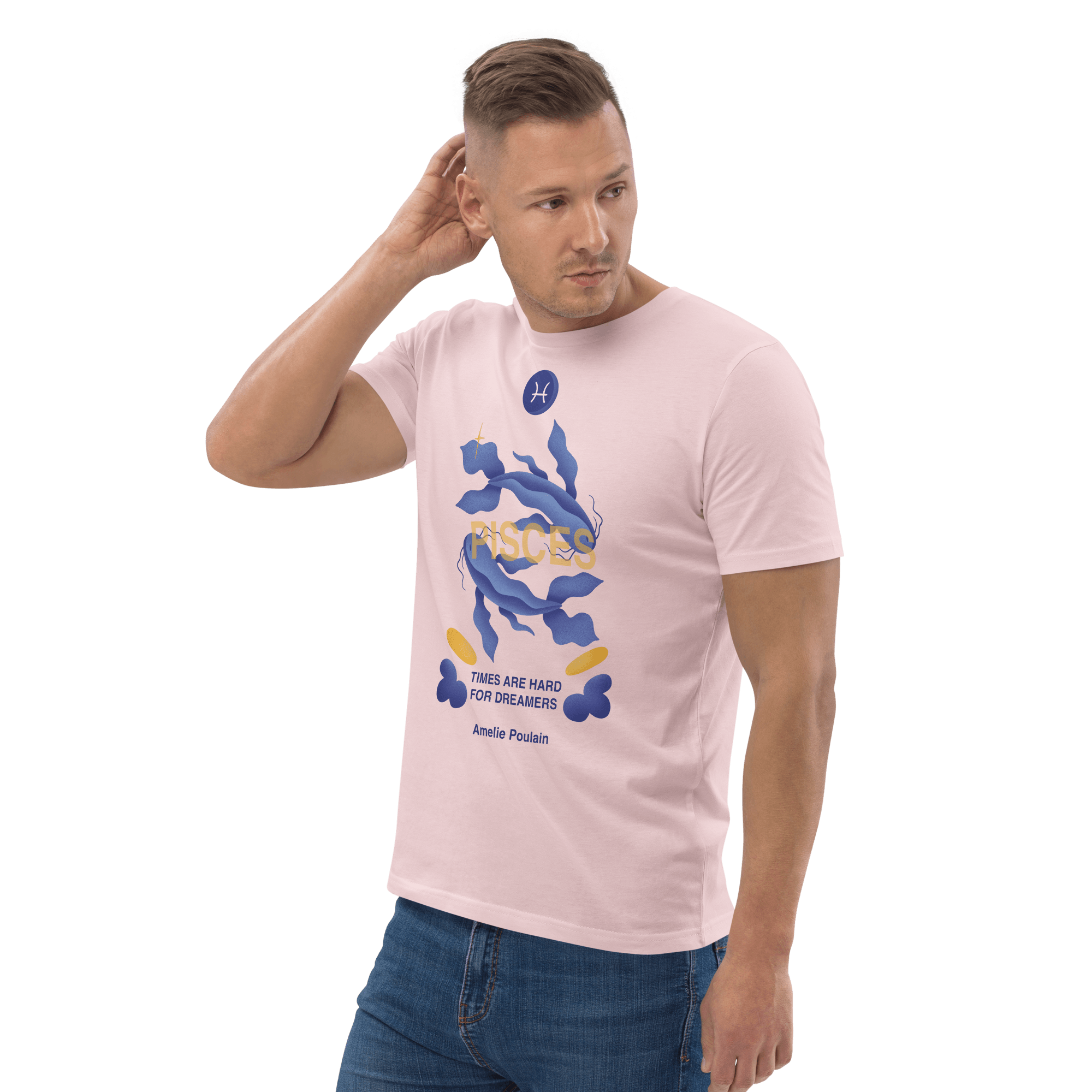Pisces Unisex Organic Cotton T-Shirt - Amelie Poulain Edition - 