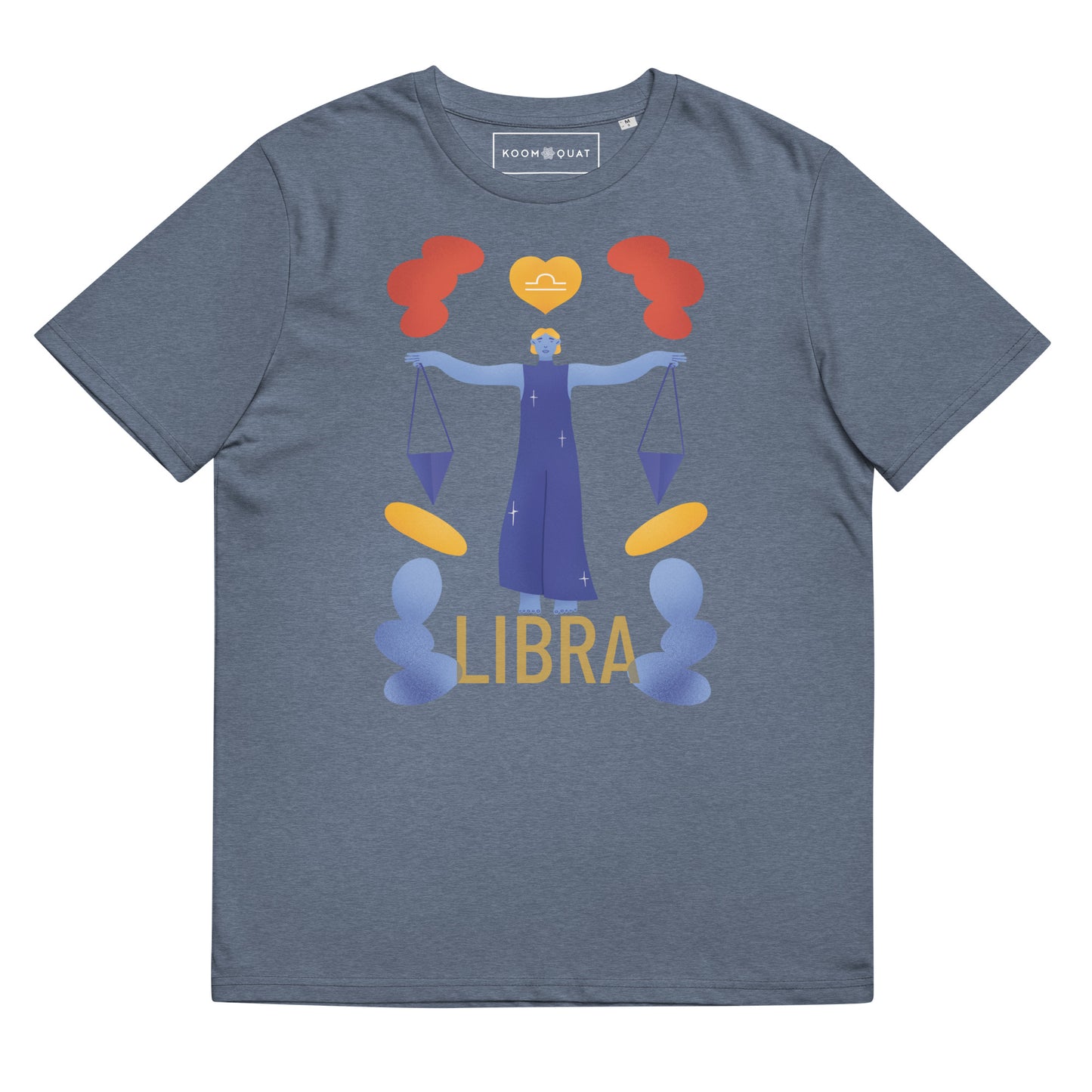 Libra Unisex Organic Cotton T-Shirt - Raw Edition