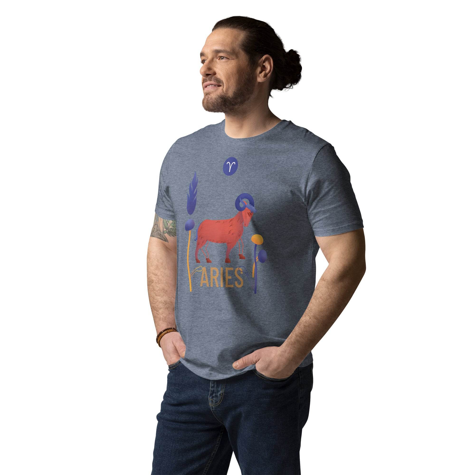 Aries Unisex Organic Cotton T-Shirt Raw - 