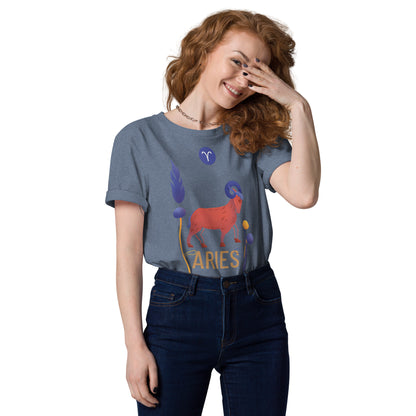 Aries Unisex Organic Cotton T-Shirt Raw