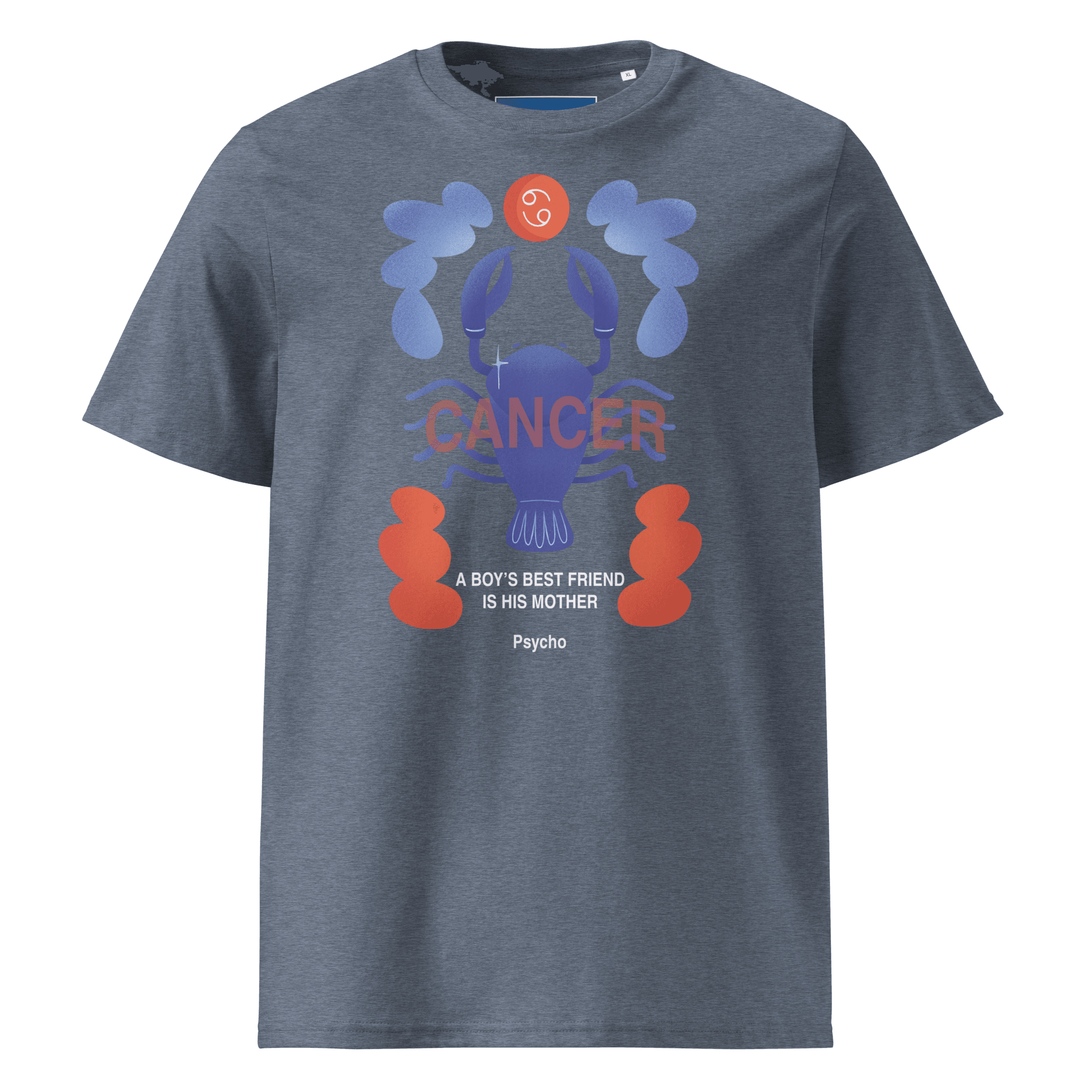 Cancer Unisex Organic Cotton T-Shirt - Psycho Edition - 