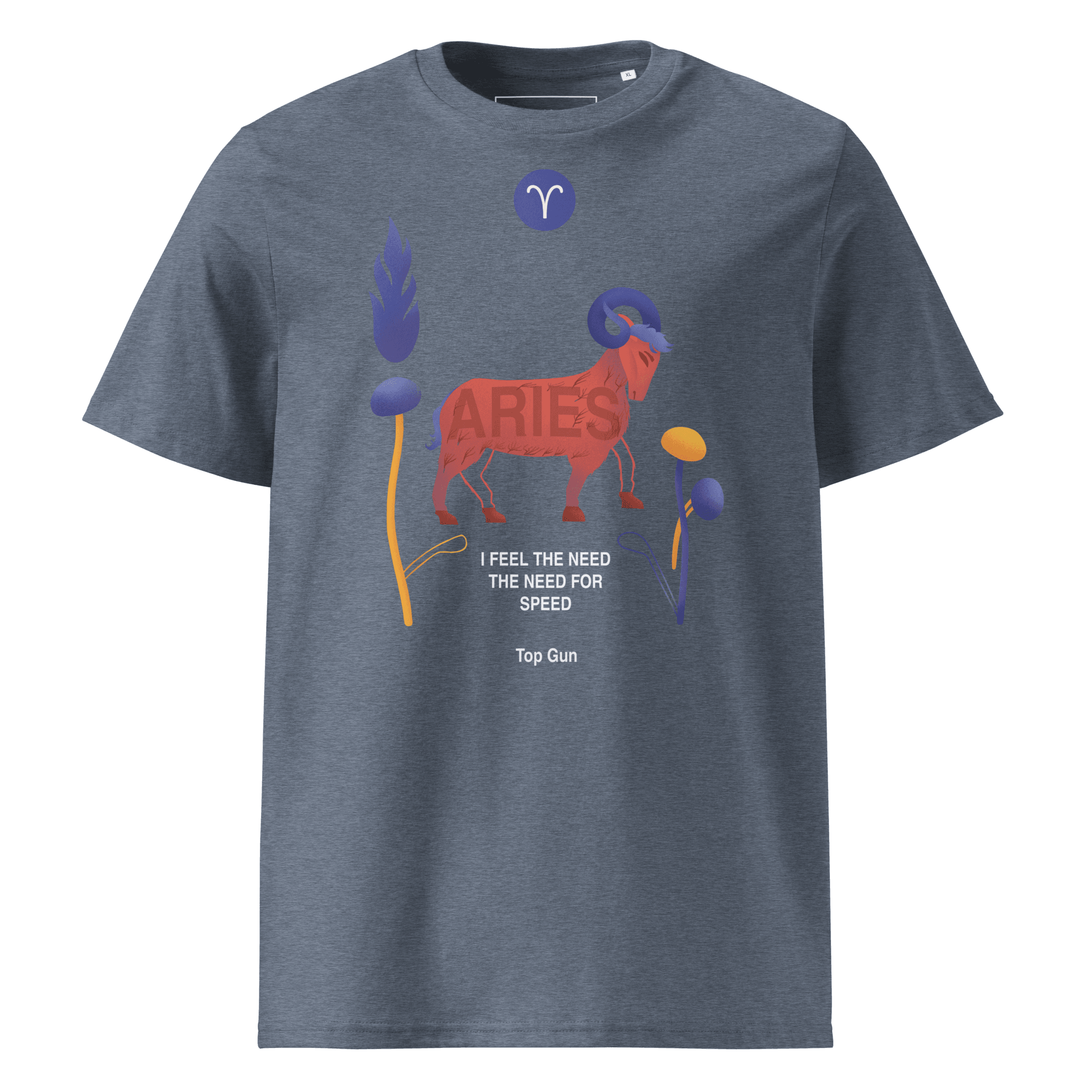 ARIES Unisex Organic Cotton T-Shirt Top Gun - Edition - 