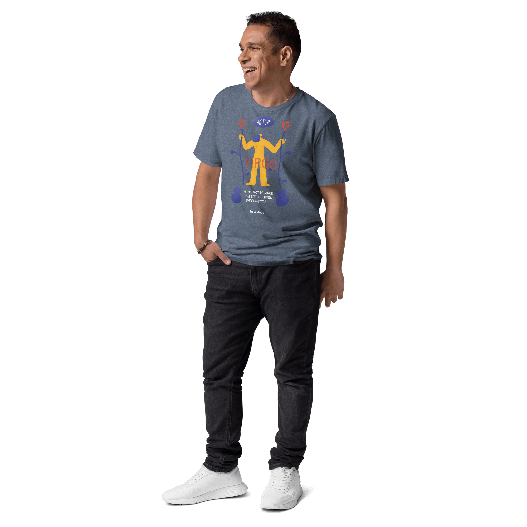 VIRGO Unisex organic cotton t-shirt Steve Jobs Edition - 