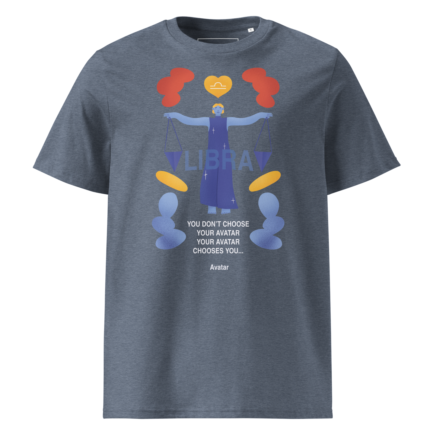 Libra Unisex Organic Cotton T-Shirt - Avatar Edition