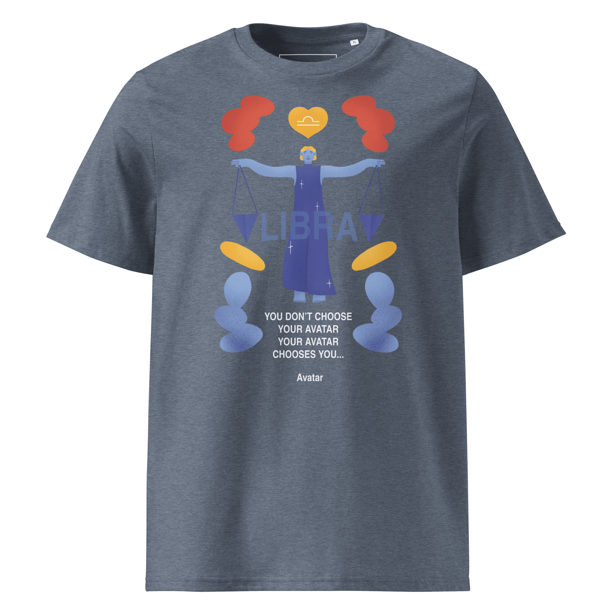 Libra Unisex Organic Cotton T-Shirt - Avatar Edition - 