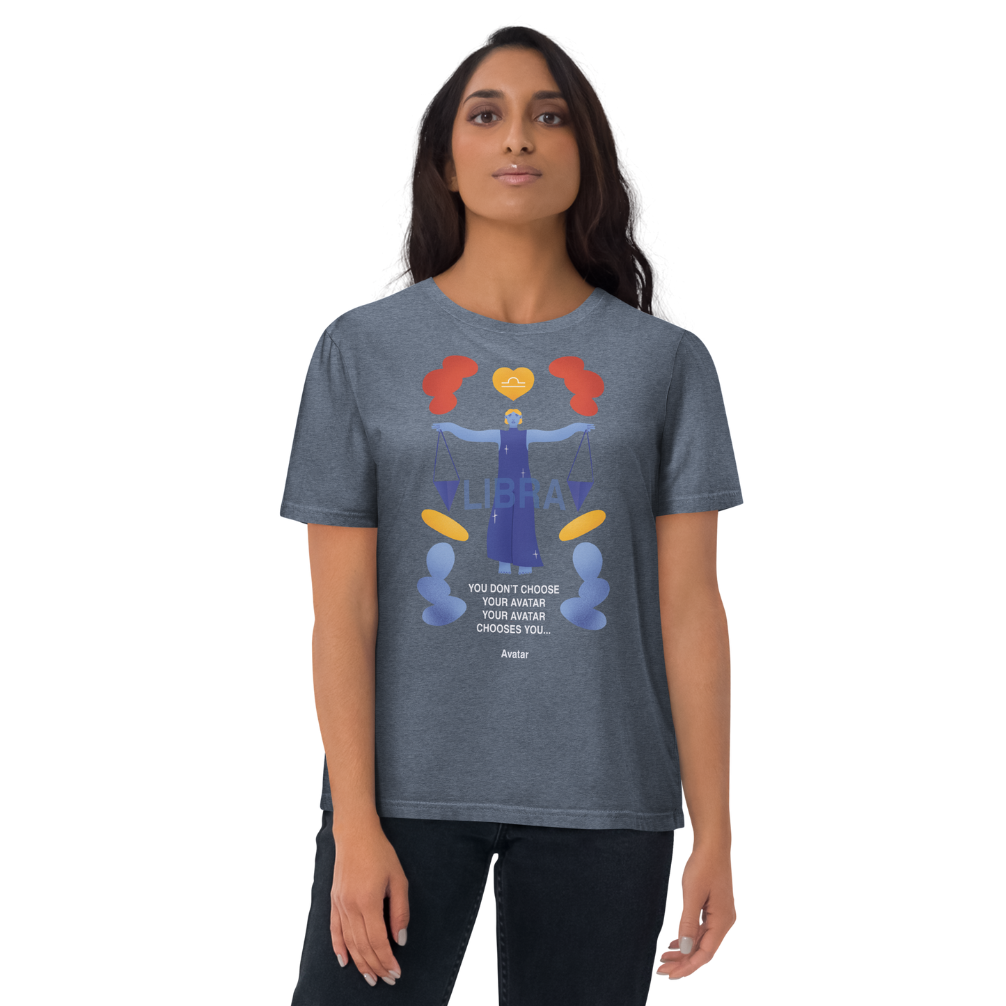 Libra Unisex Organic Cotton T-Shirt - Avatar Edition