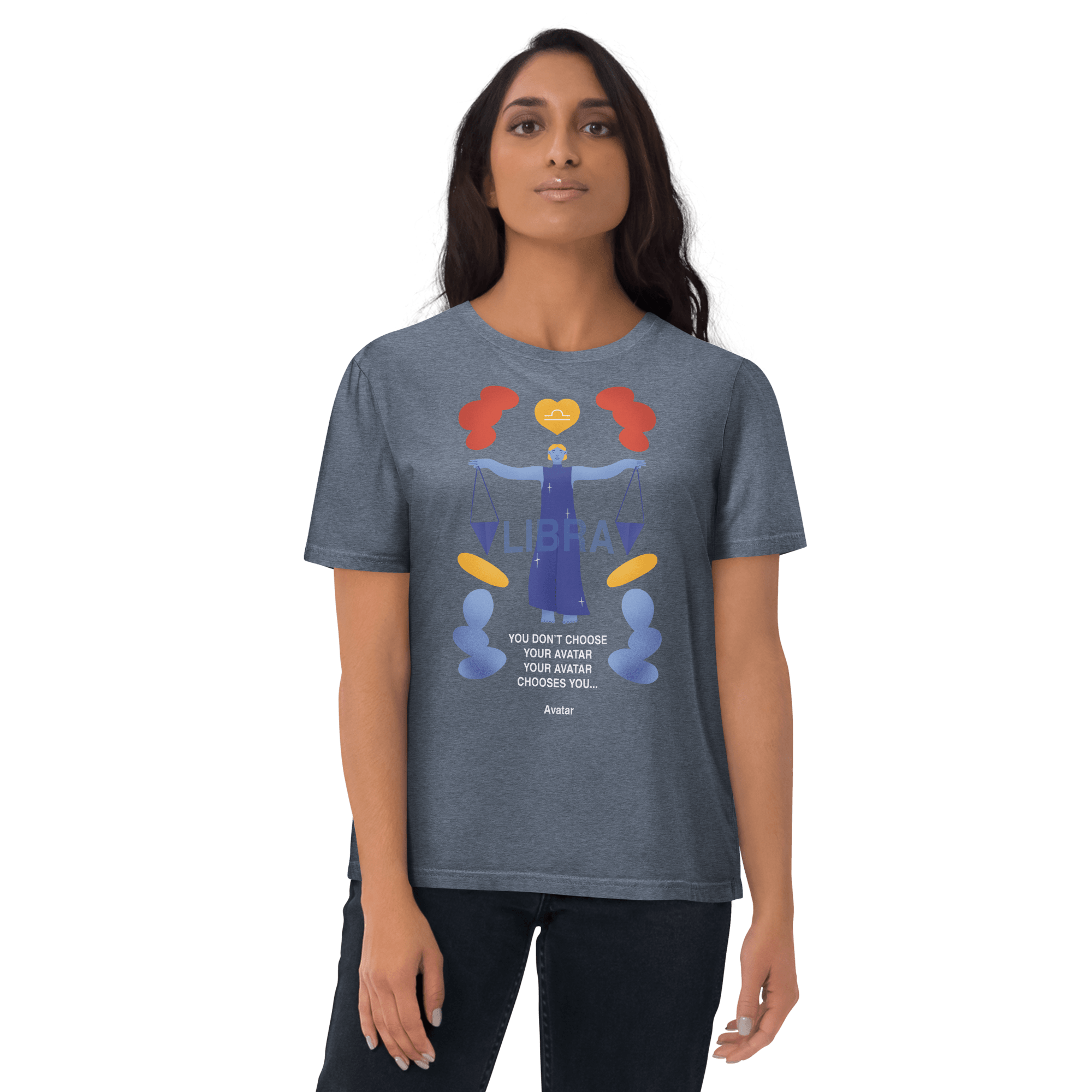Libra Unisex Organic Cotton T-Shirt - Avatar Edition - 