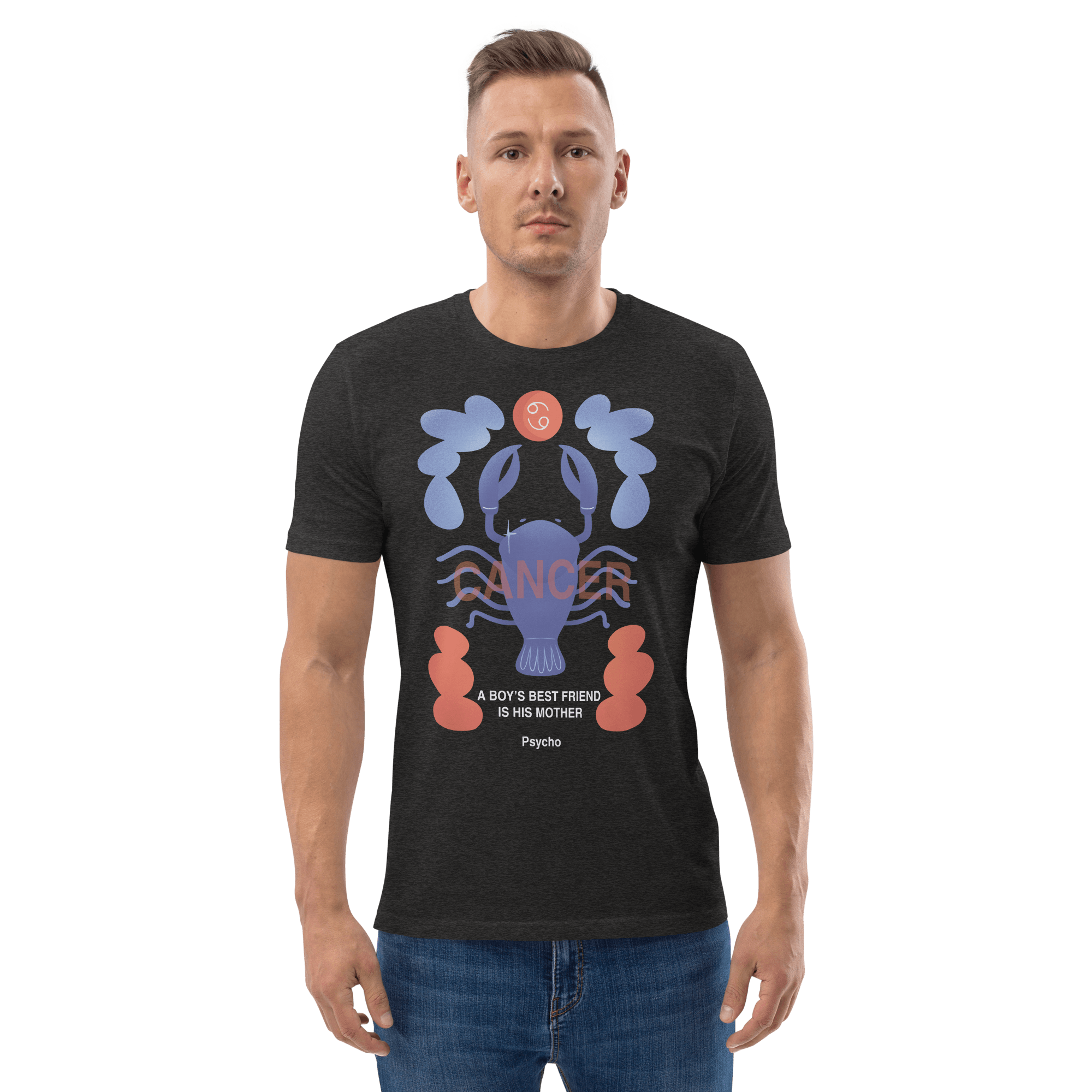 Cancer Unisex Organic Cotton T-Shirt - Psycho Edition - 