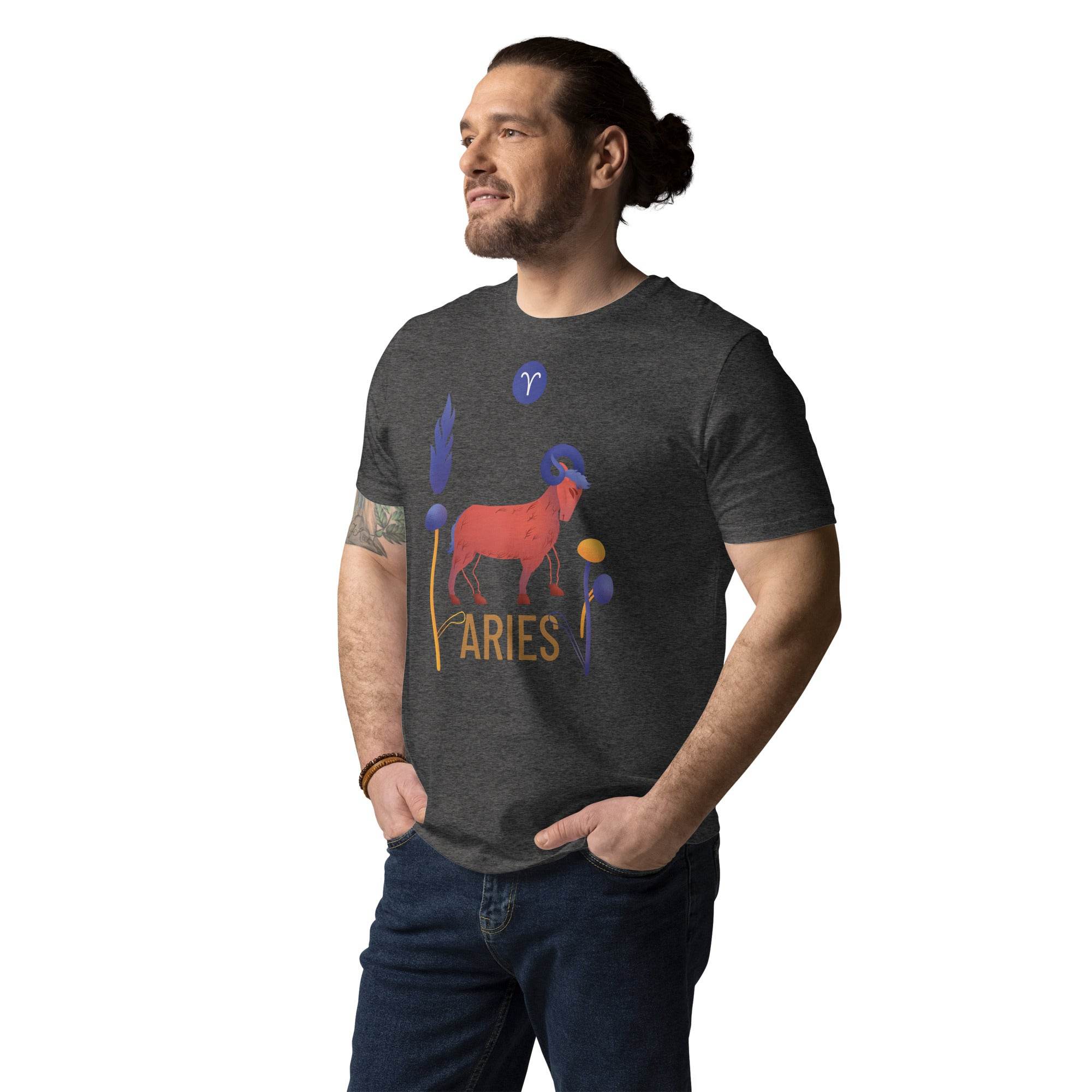 Aries Unisex Organic Cotton T-Shirt Raw - 