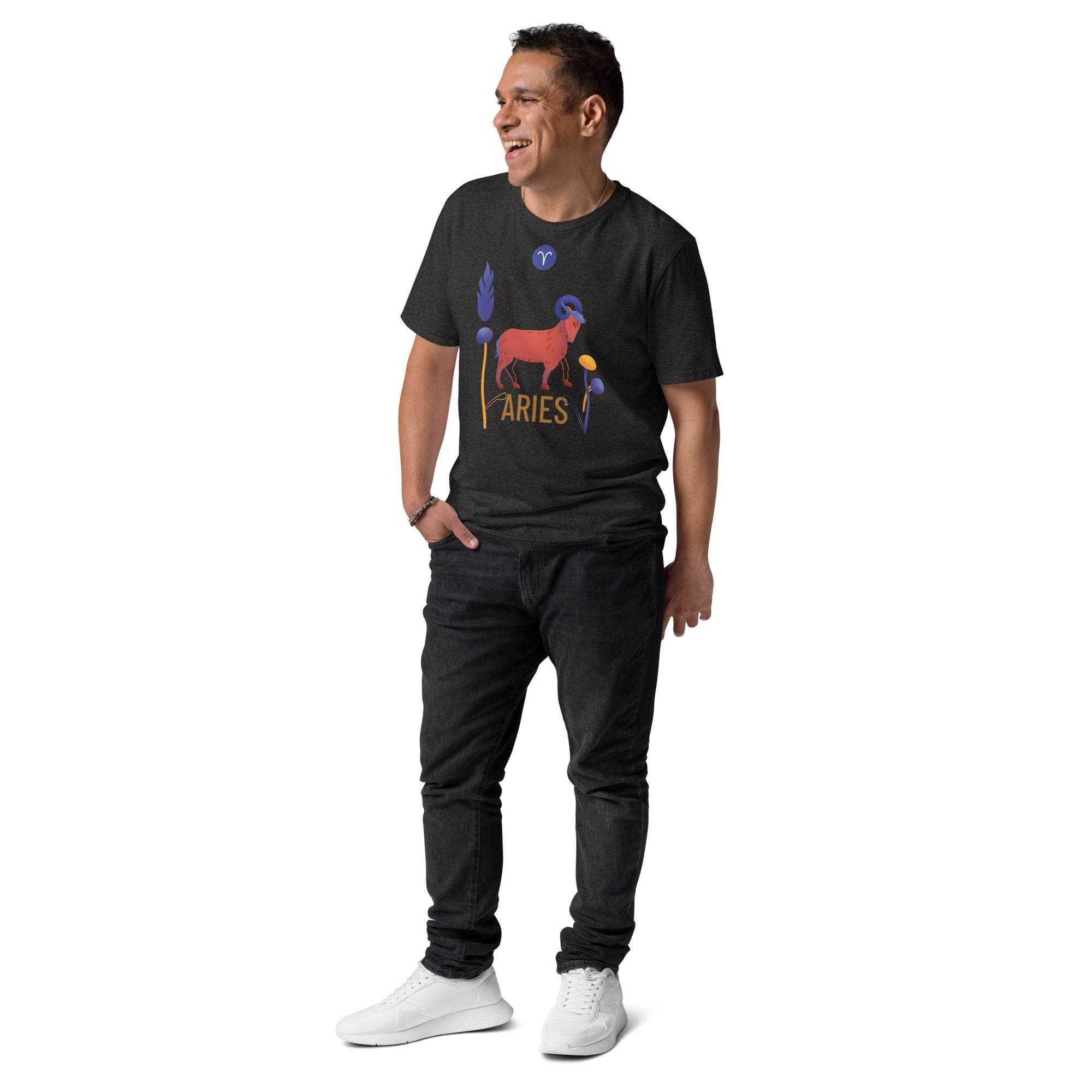 Aries Unisex Organic Cotton T-Shirt Raw - 