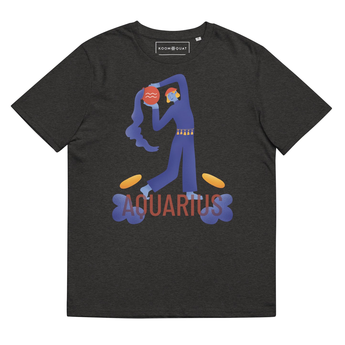 Aquarius Unisex Organic Cotton T-Shirt - Raw Edition