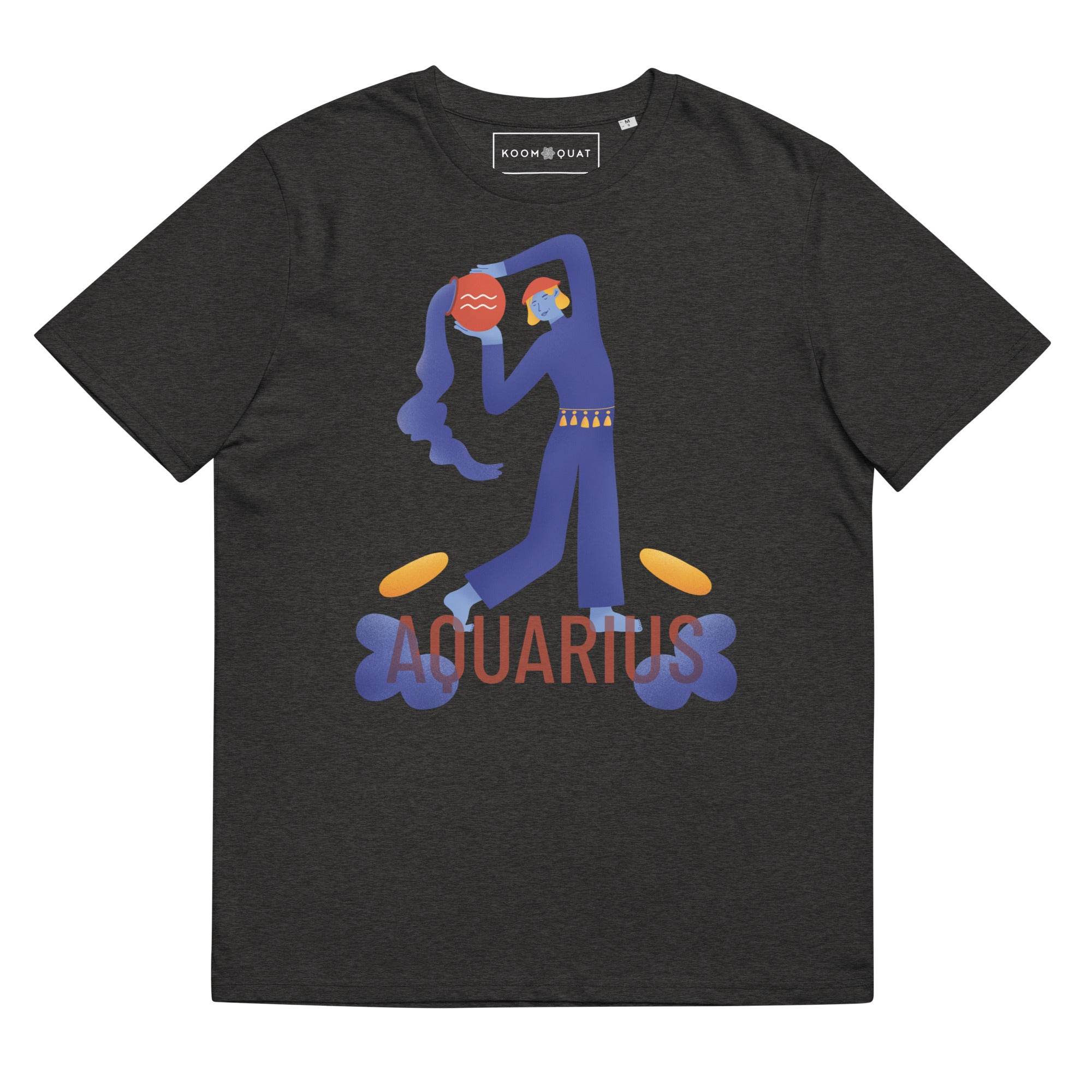 Aquarius Unisex Organic Cotton T-Shirt - Raw Edition - 