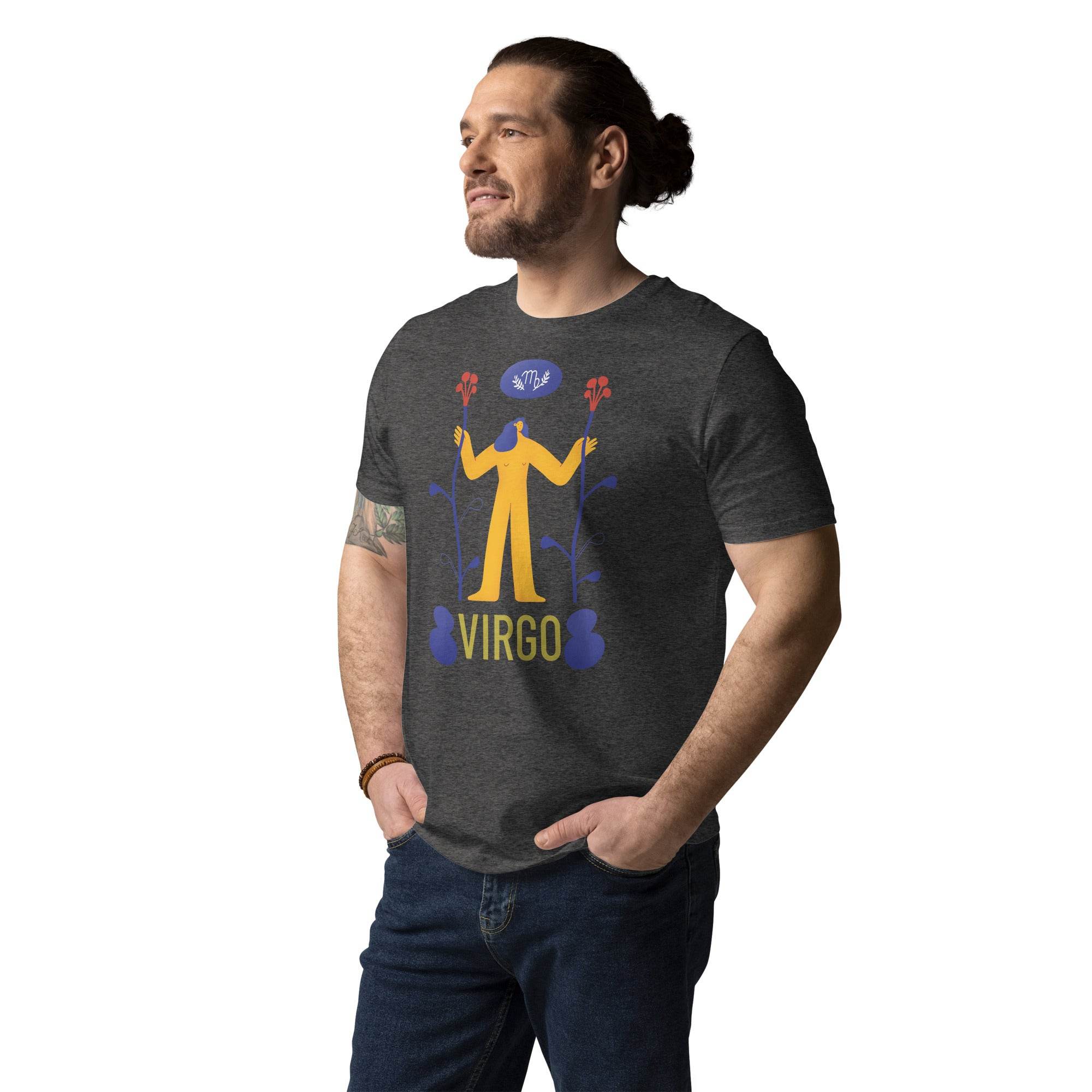 Virgo Unisex Organic Cotton T-Shirt - Raw Edition - 