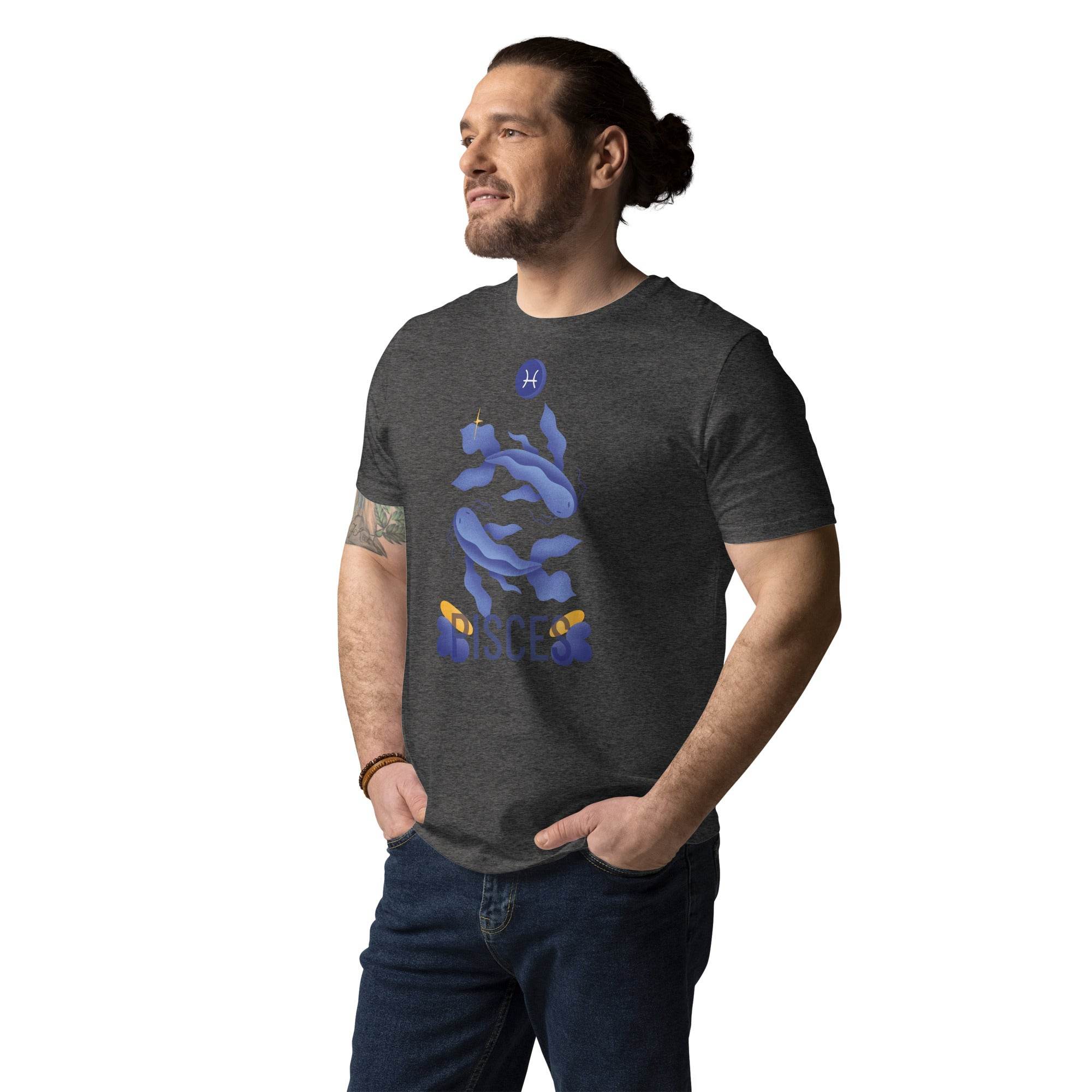Pisces Unisex Organic Cotton T-Shirt - Raw Edition - 