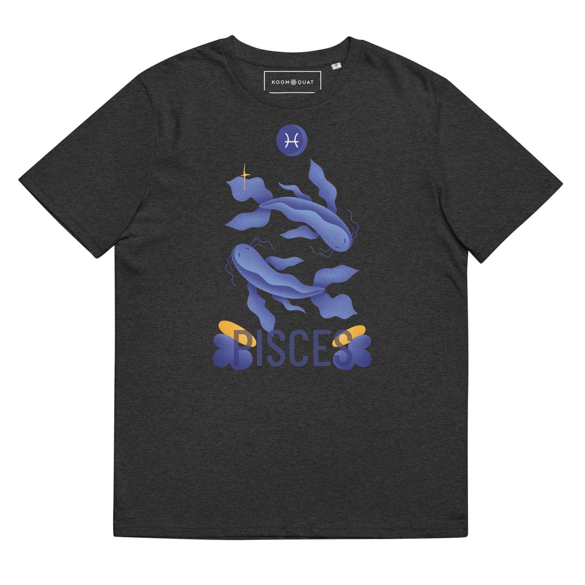 Pisces Unisex Organic Cotton T-Shirt - Raw Edition - 