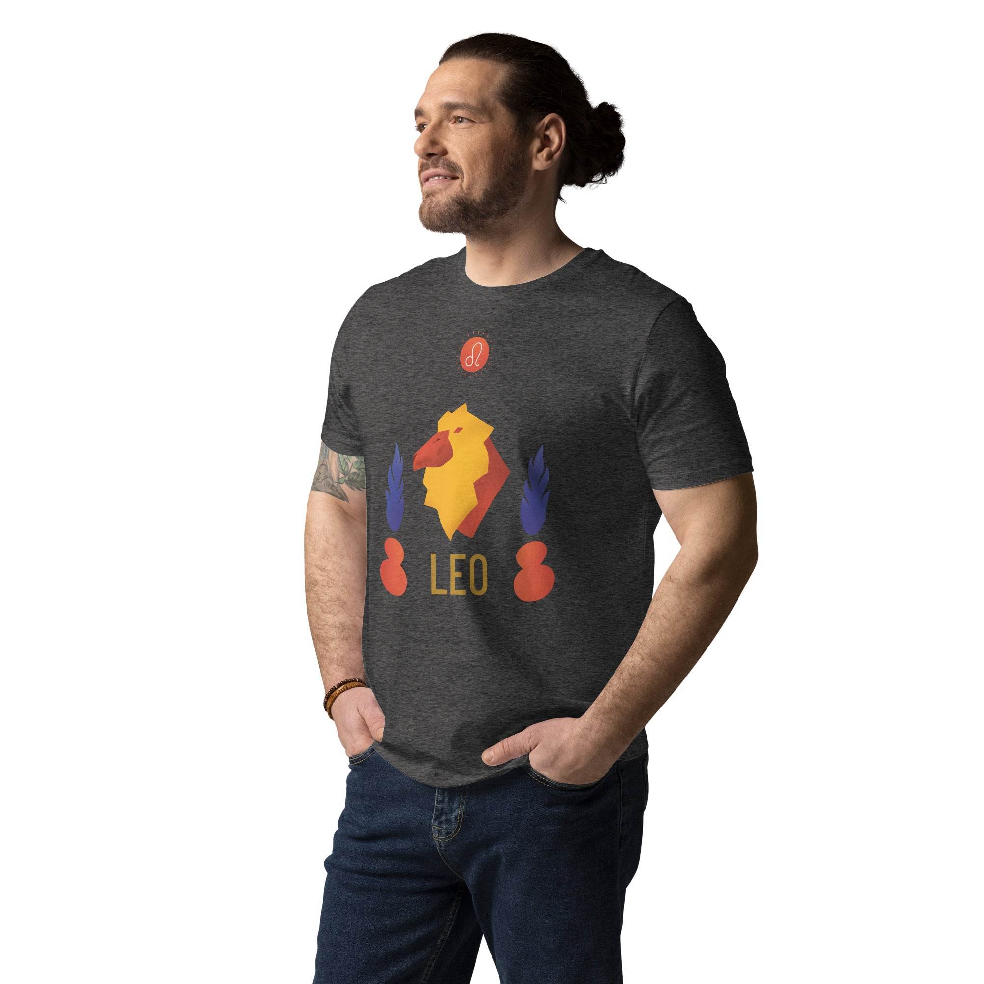 Leo Unisex Organic Cotton T-Shirt - Raw Edition - 