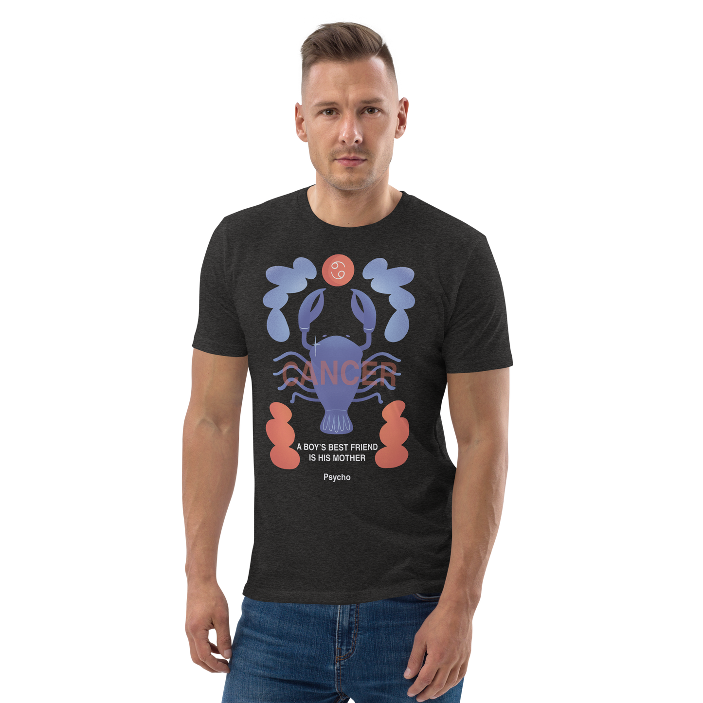 Cancer Unisex Organic Cotton T-Shirt - Psycho Edition