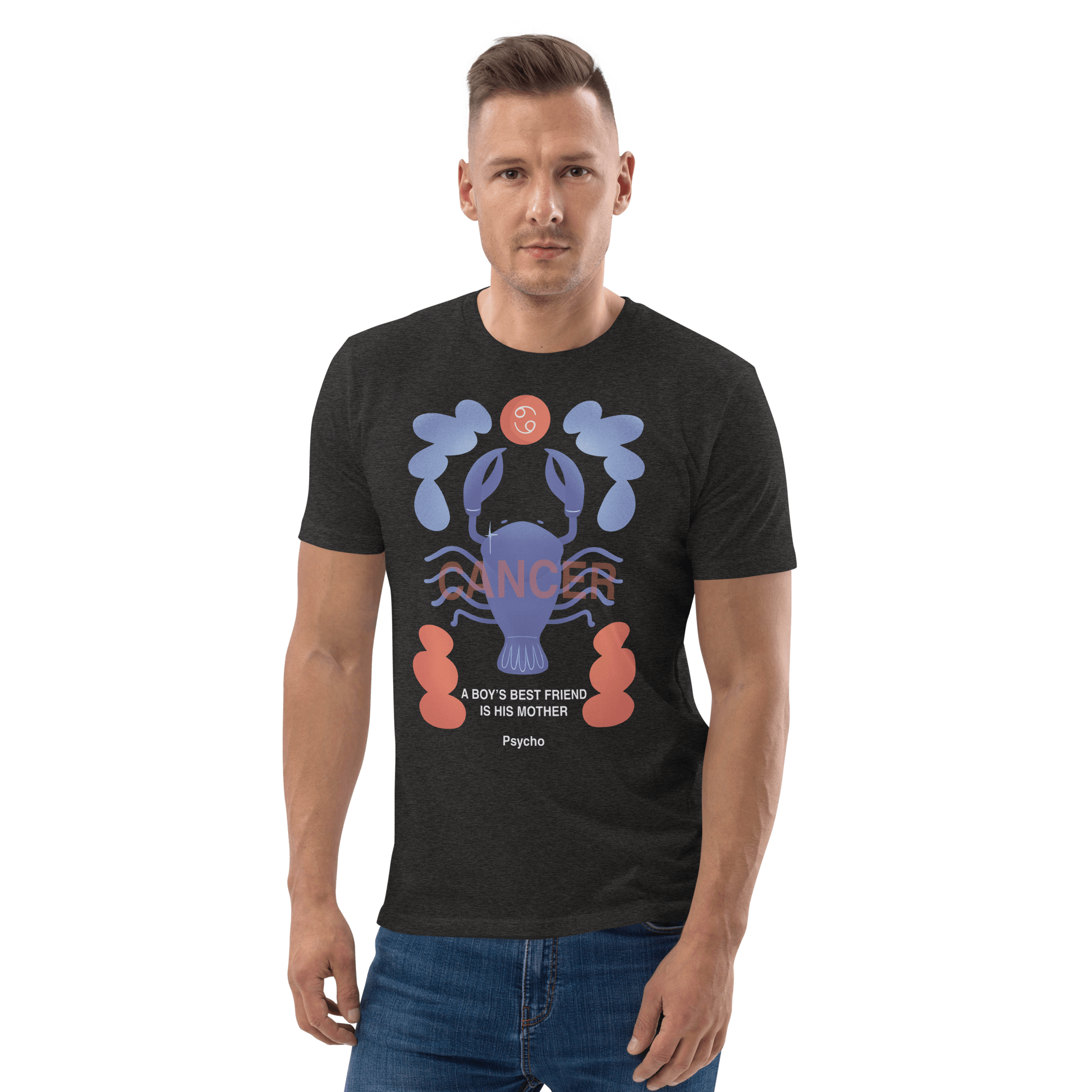Cancer Unisex Organic Cotton T-Shirt - Psycho Edition - 